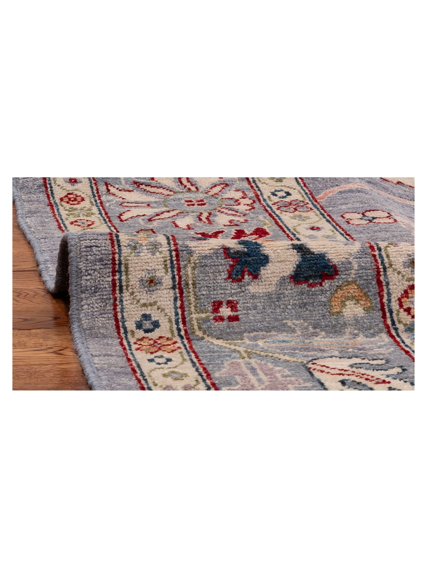 Anadol Oushak 154691 Gray Gray 8.2x10.1 Hand Knotted Rug
