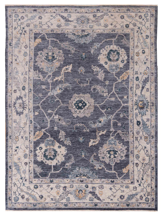 Anadol Angora Oushak  Blue Ivory Traditional