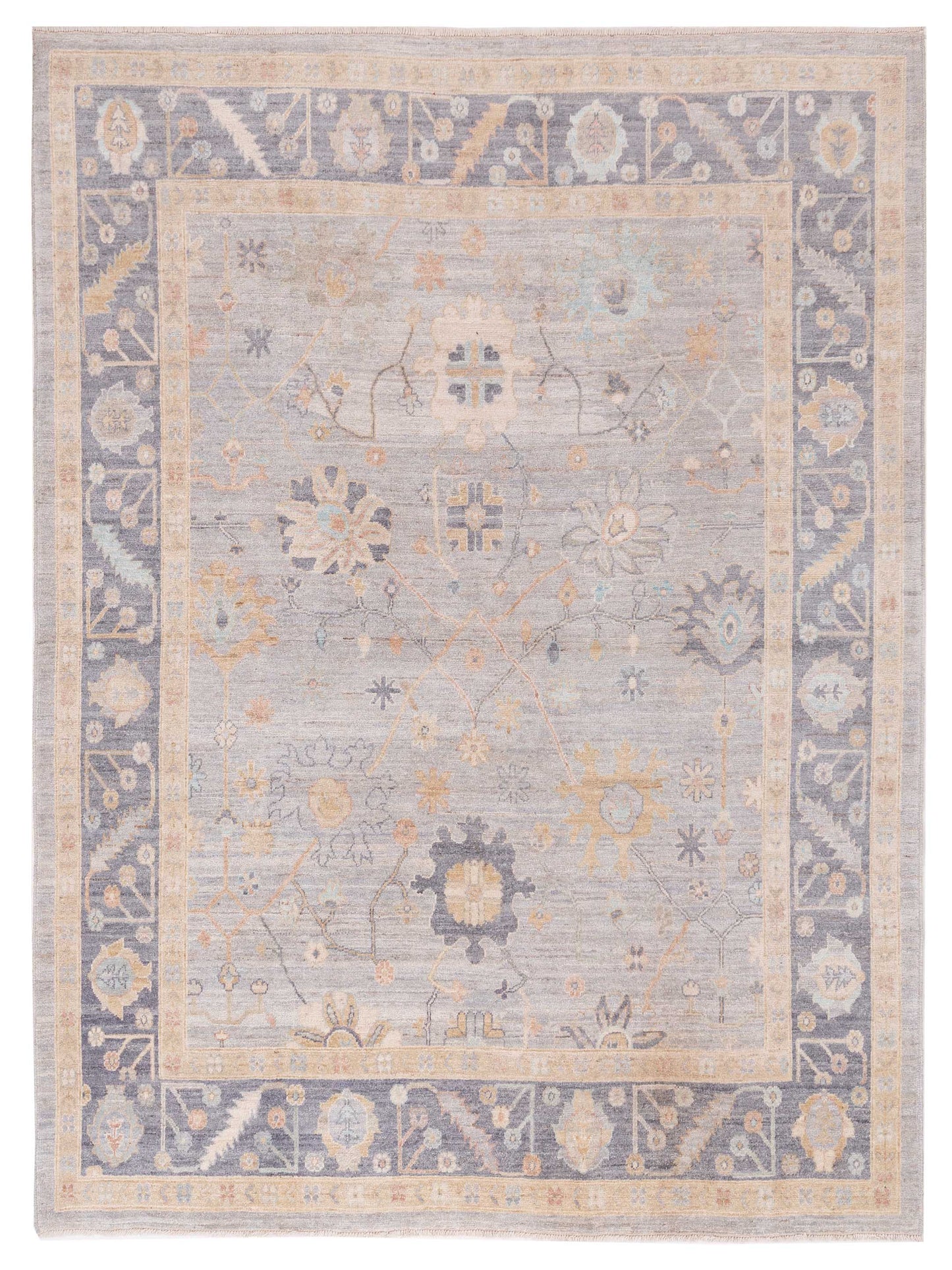 Pasha Anadol Oushak  Gray Gray Traditional