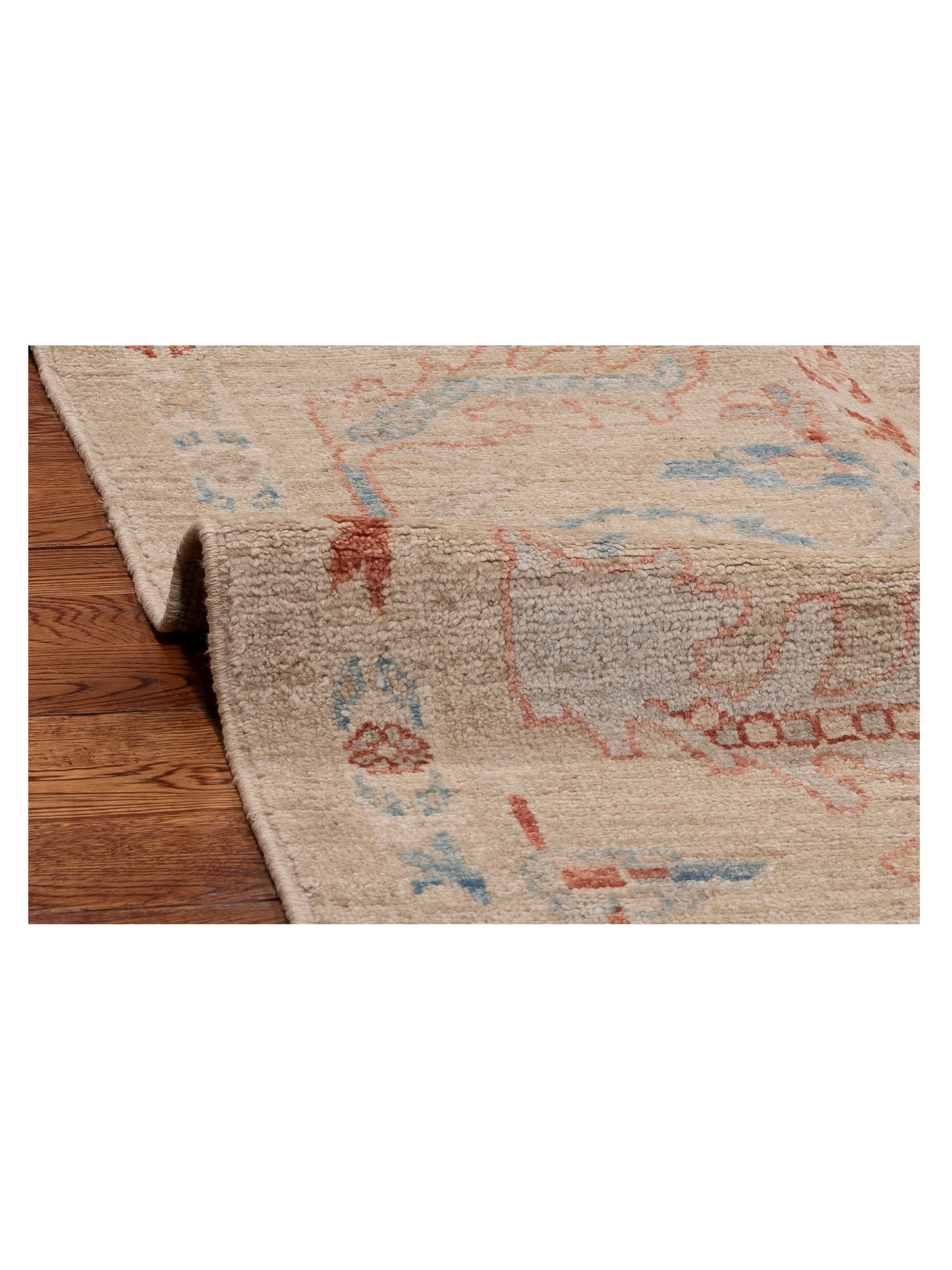 Anadol Oushak 154701 Brown Brown 9.3x11.11 Hand Knotted Rug