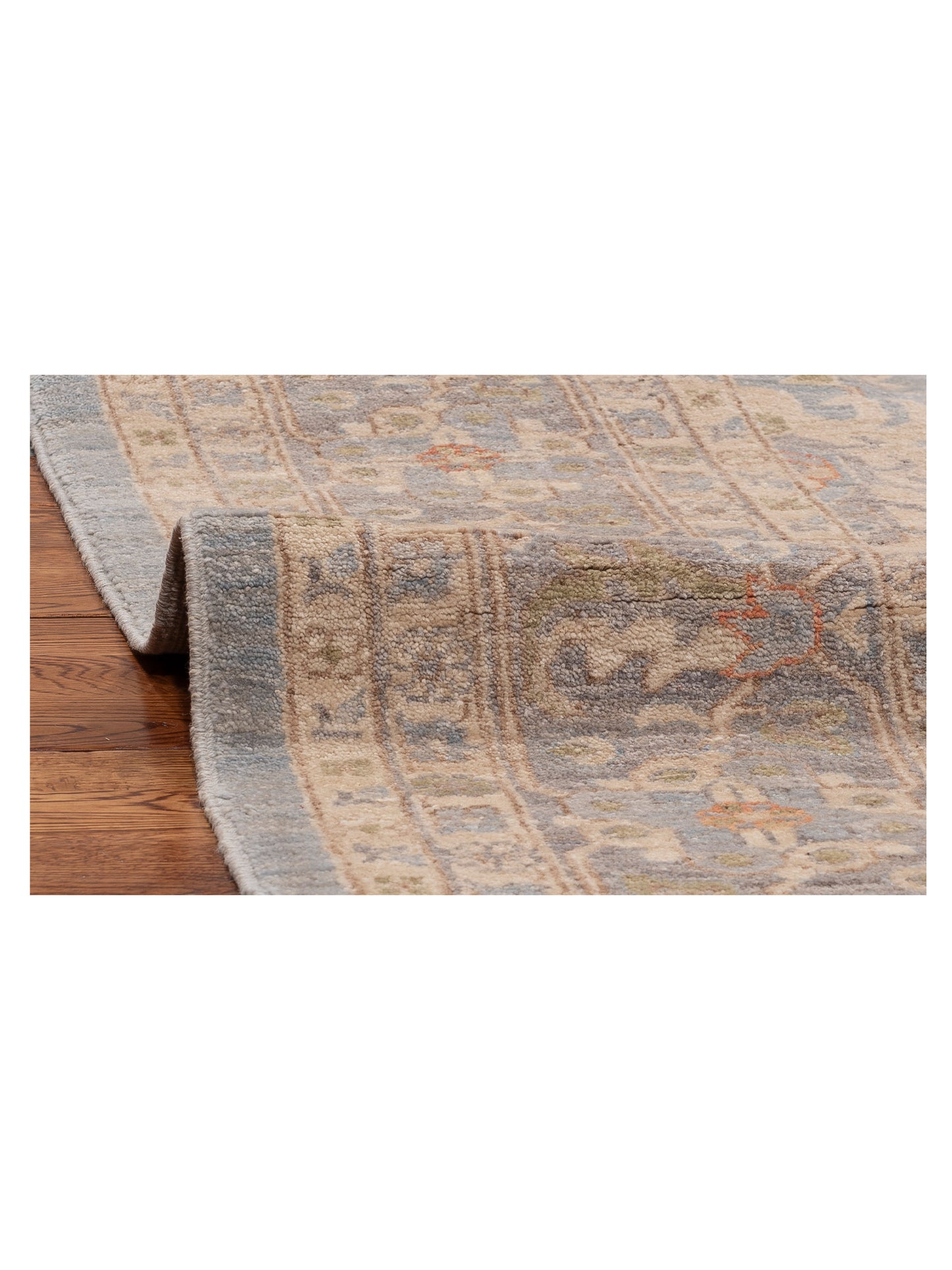 Sultan 154708 Blue Gray 8.2x9.11 Hand Knotted Rug