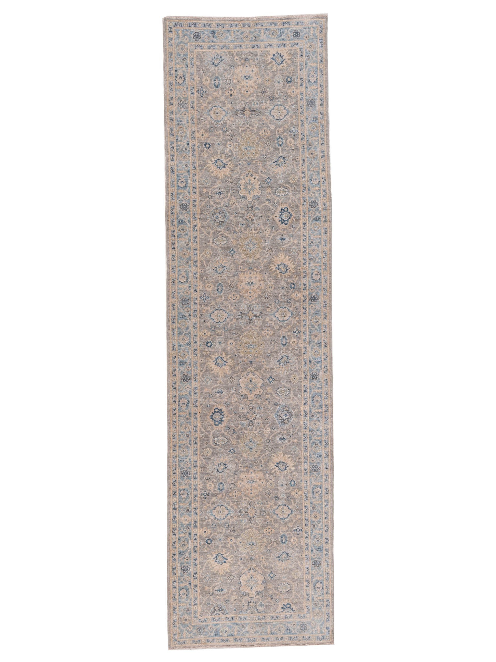 Pasha Anadol Oushak  Gray Blue Traditional