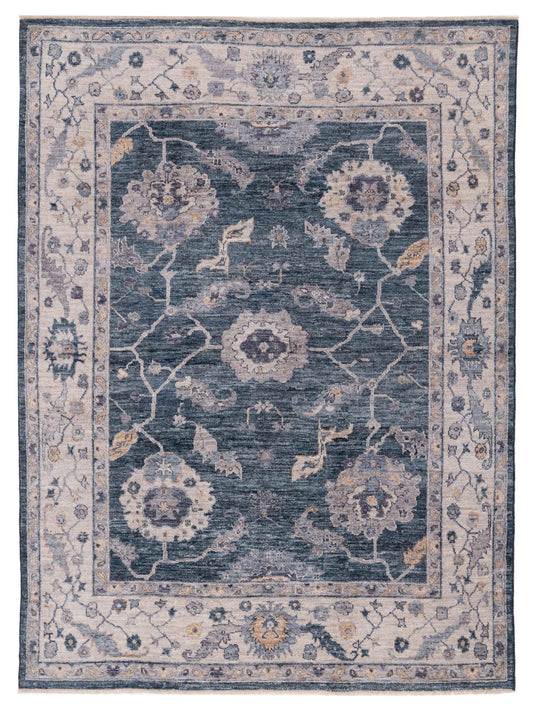 Anadol Angora Oushak  Blue Ivory Traditional