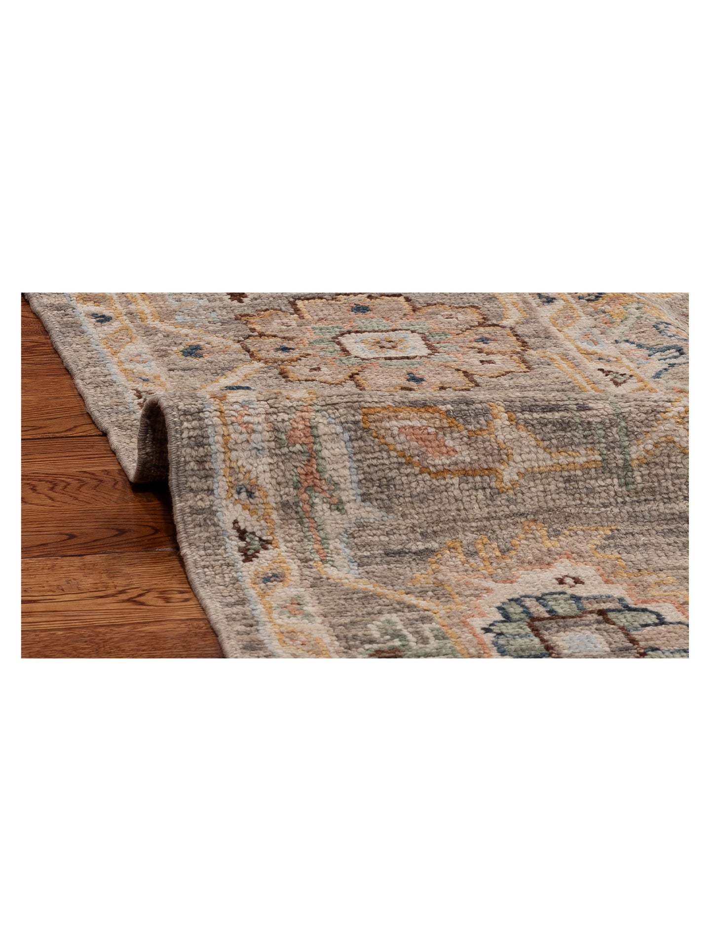 Angora Oushak 154764 Brown Brown 8.10x11.10 Hand Knotted Rug