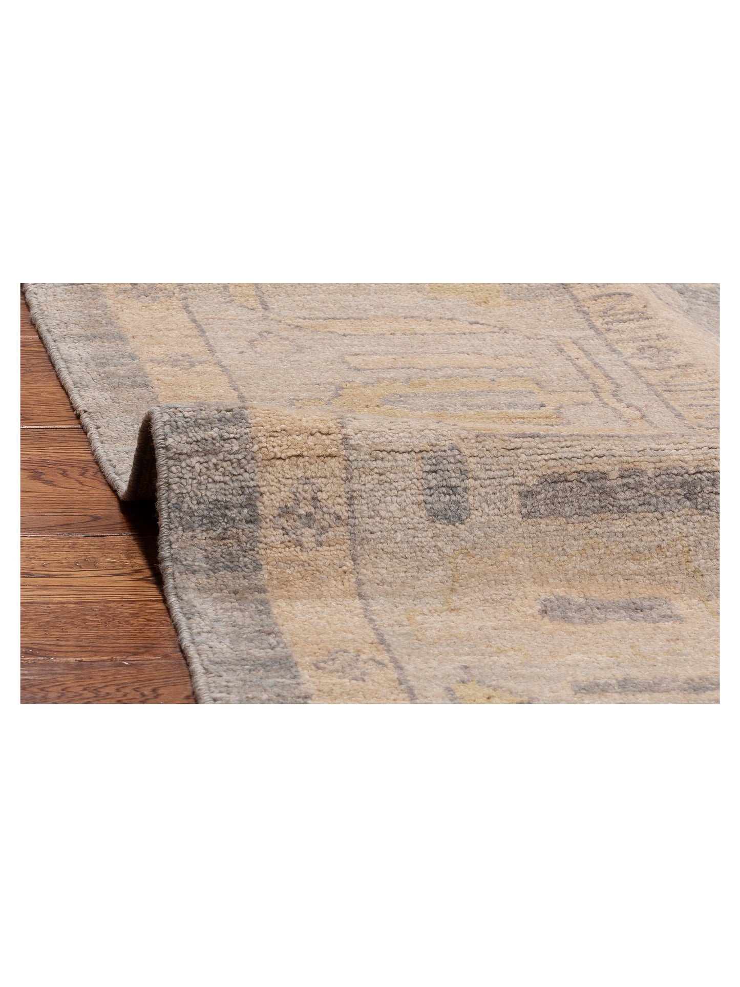 Anadol Oushak 154765 Gray Beige 10.3x13.11 Hand Knotted Rug