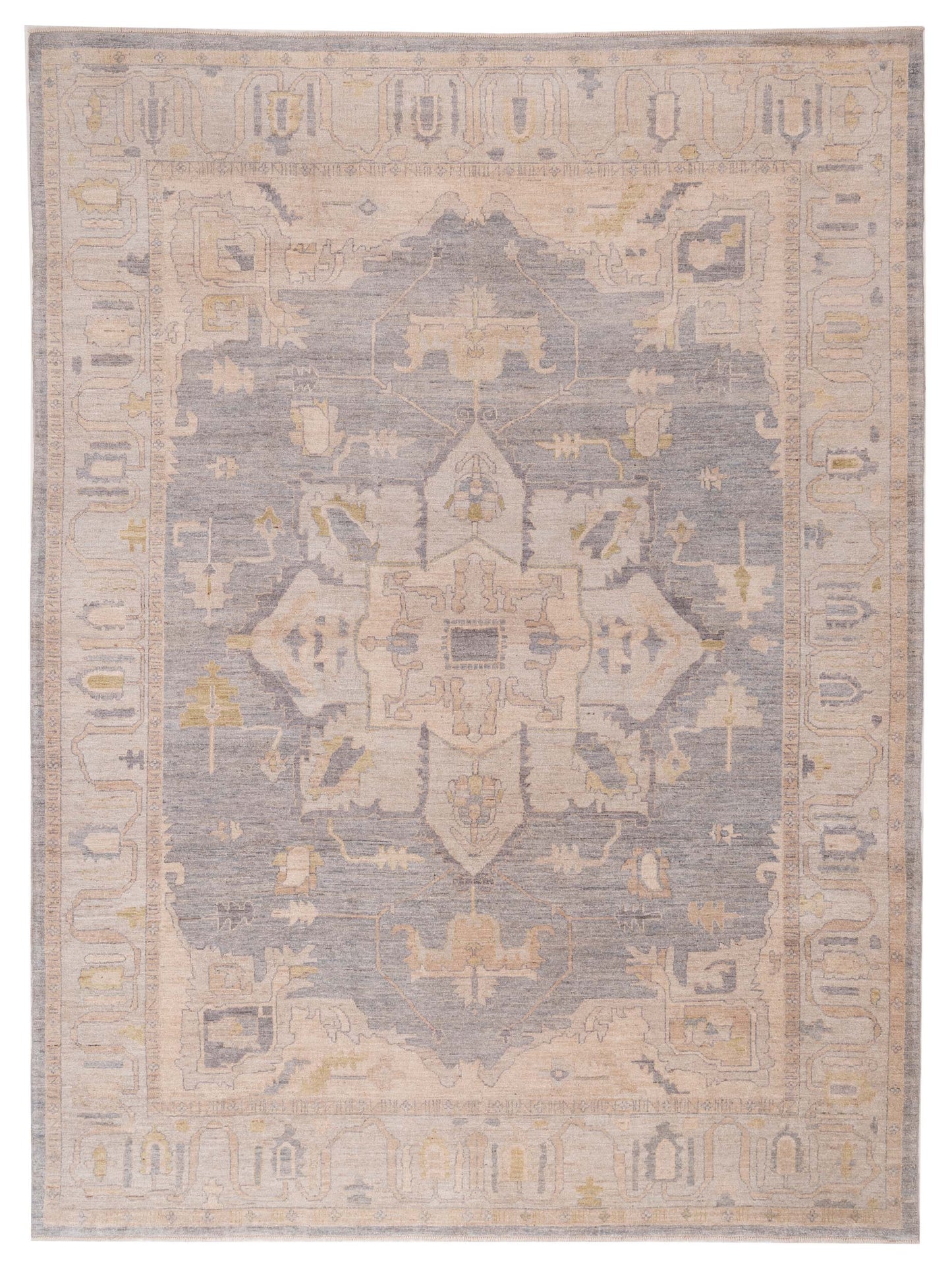 Pasha Anadol Oushak  Gray Beige Traditional