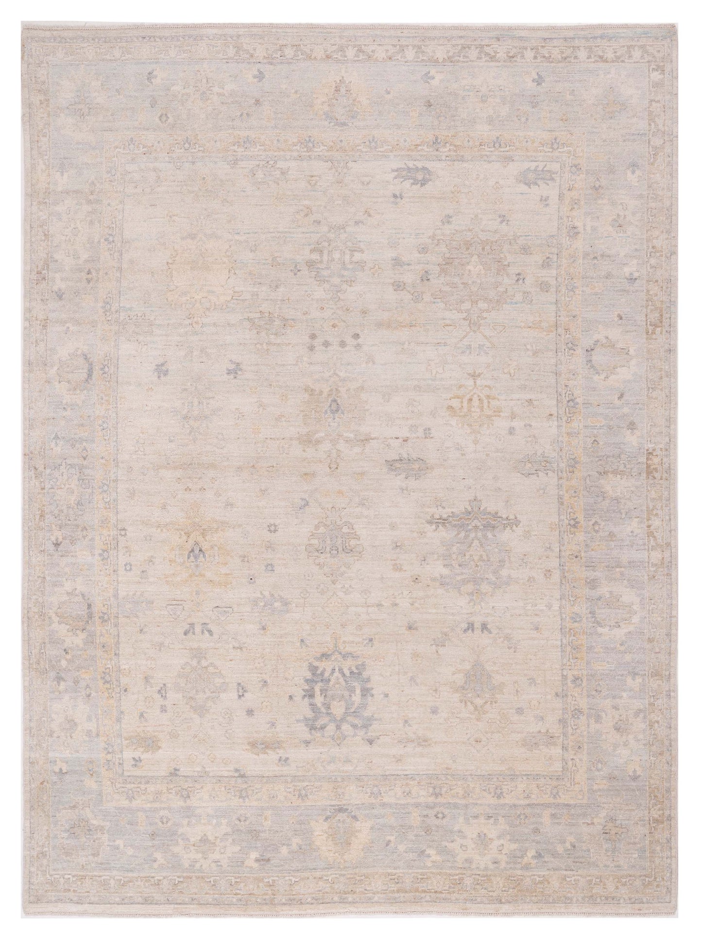 Pasha Anadol Oushak  Silver Silver Traditional