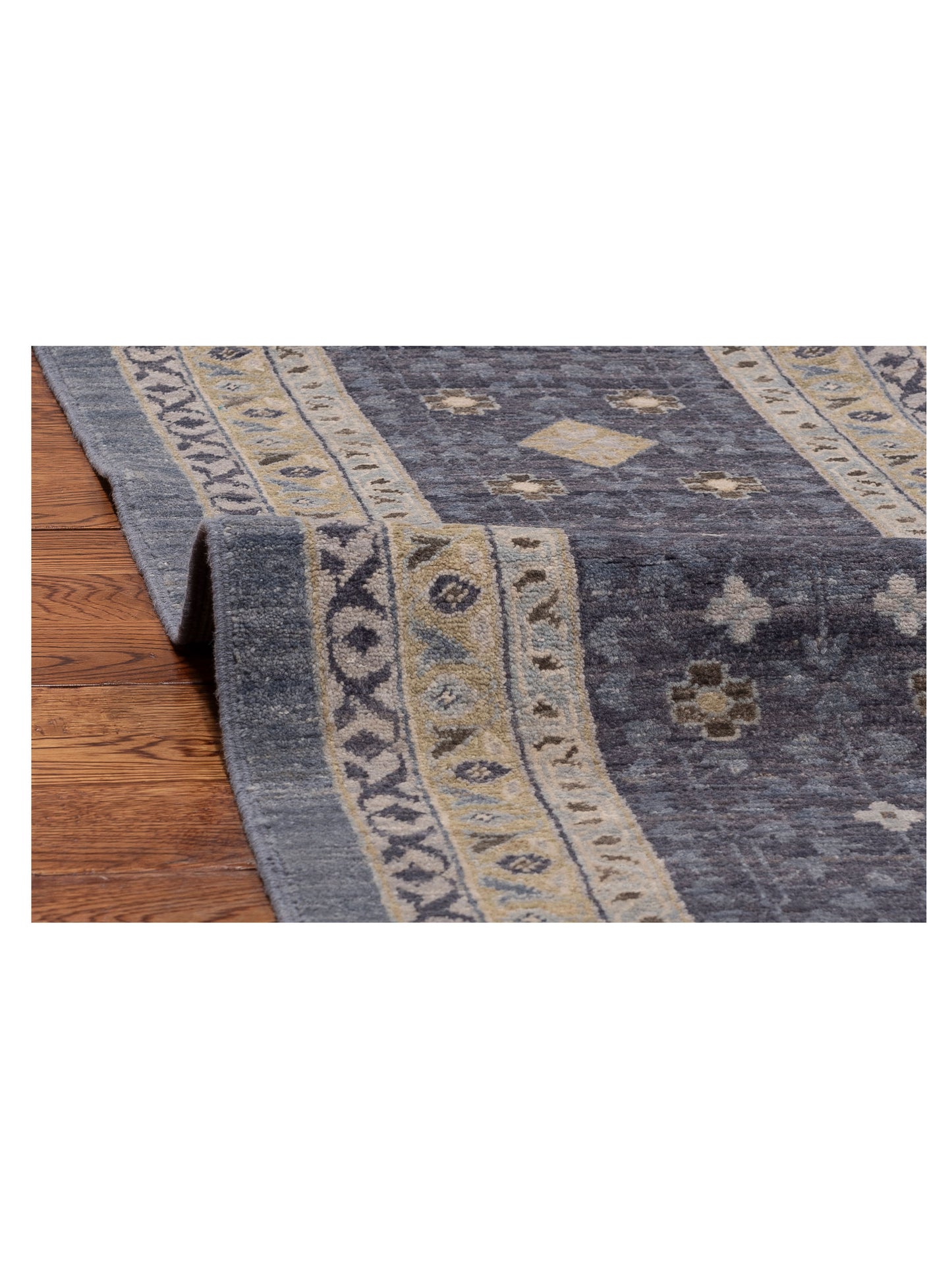 Super Mamluk 154773 Gray Gray 10x13.10 Hand Knotted Rug