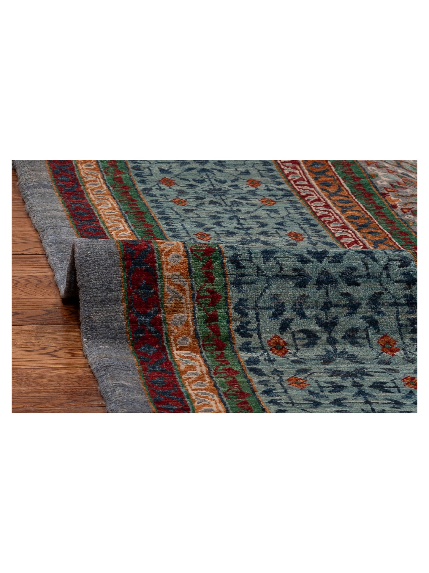 Super Mamluk 154778 Gray Gray 8.3x10 Hand Knotted Rug