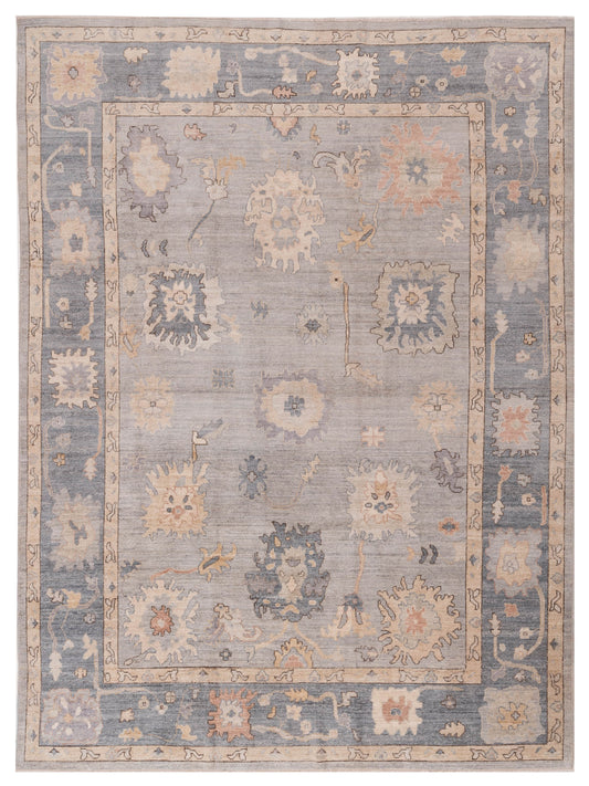 Pasha Anadol Oushak  Silver Gray Traditional