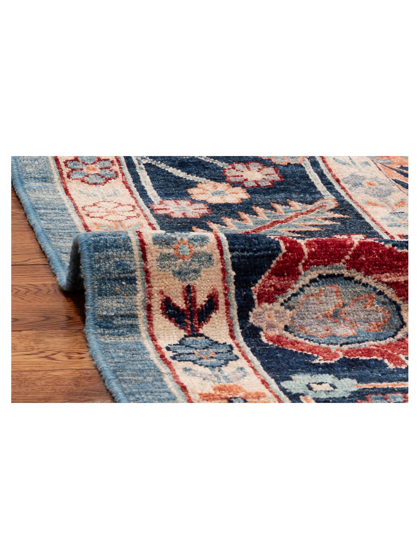 Anadol Oushak 154792 Blue Dark Blue 9.2x11.7 Hand Knotted Rug
