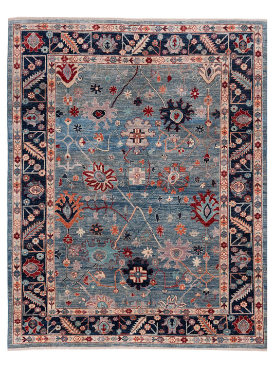 Pasha Anadol Oushak  Blue Dark Blue Traditional