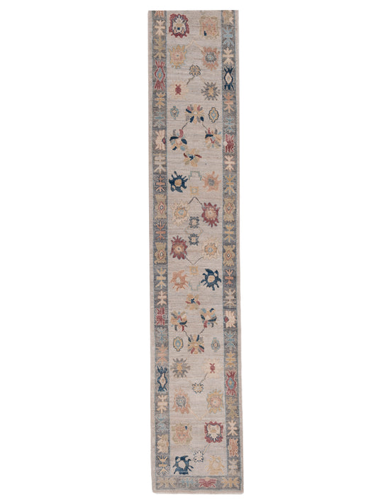 Pasha Anadol Oushak  Silver Gray Traditional