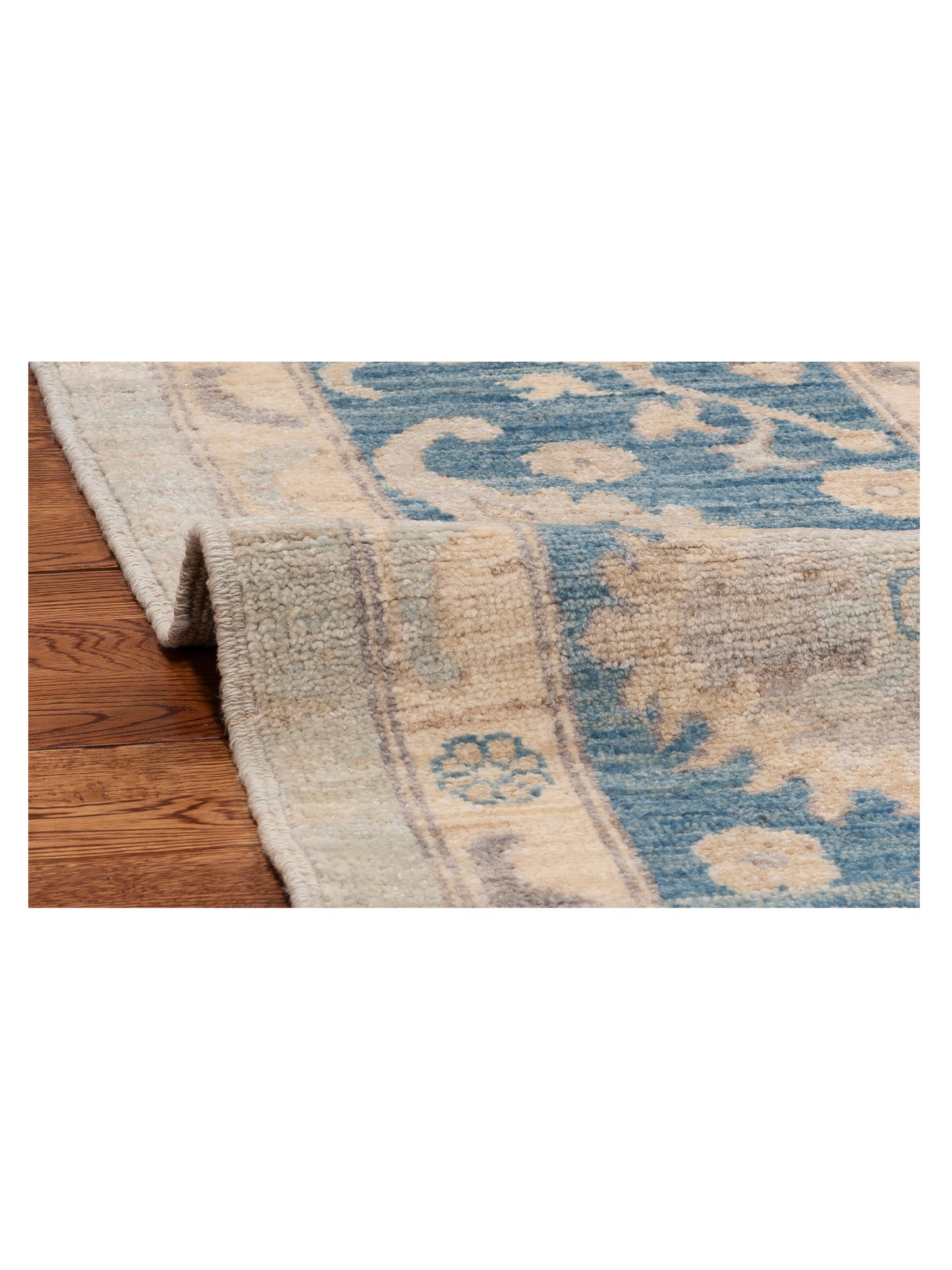 Anadol Oushak 154801 Silver Blue 9.2x12.3 Hand Knotted Rug