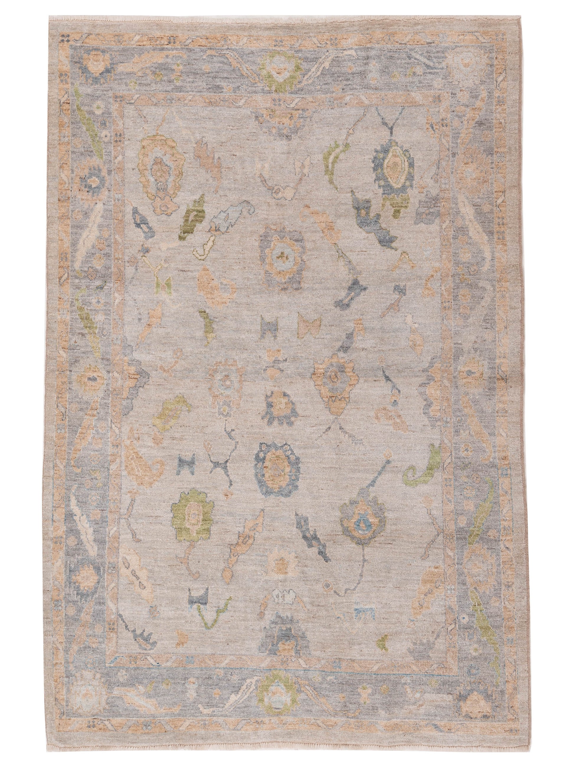 Pasha Anadol Oushak  Silver Gray Traditional