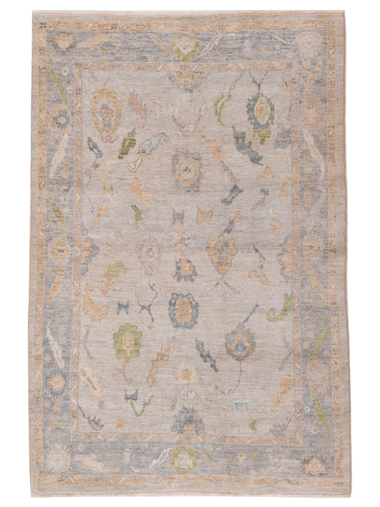 Pasha Anadol Oushak  Silver Gray Traditional