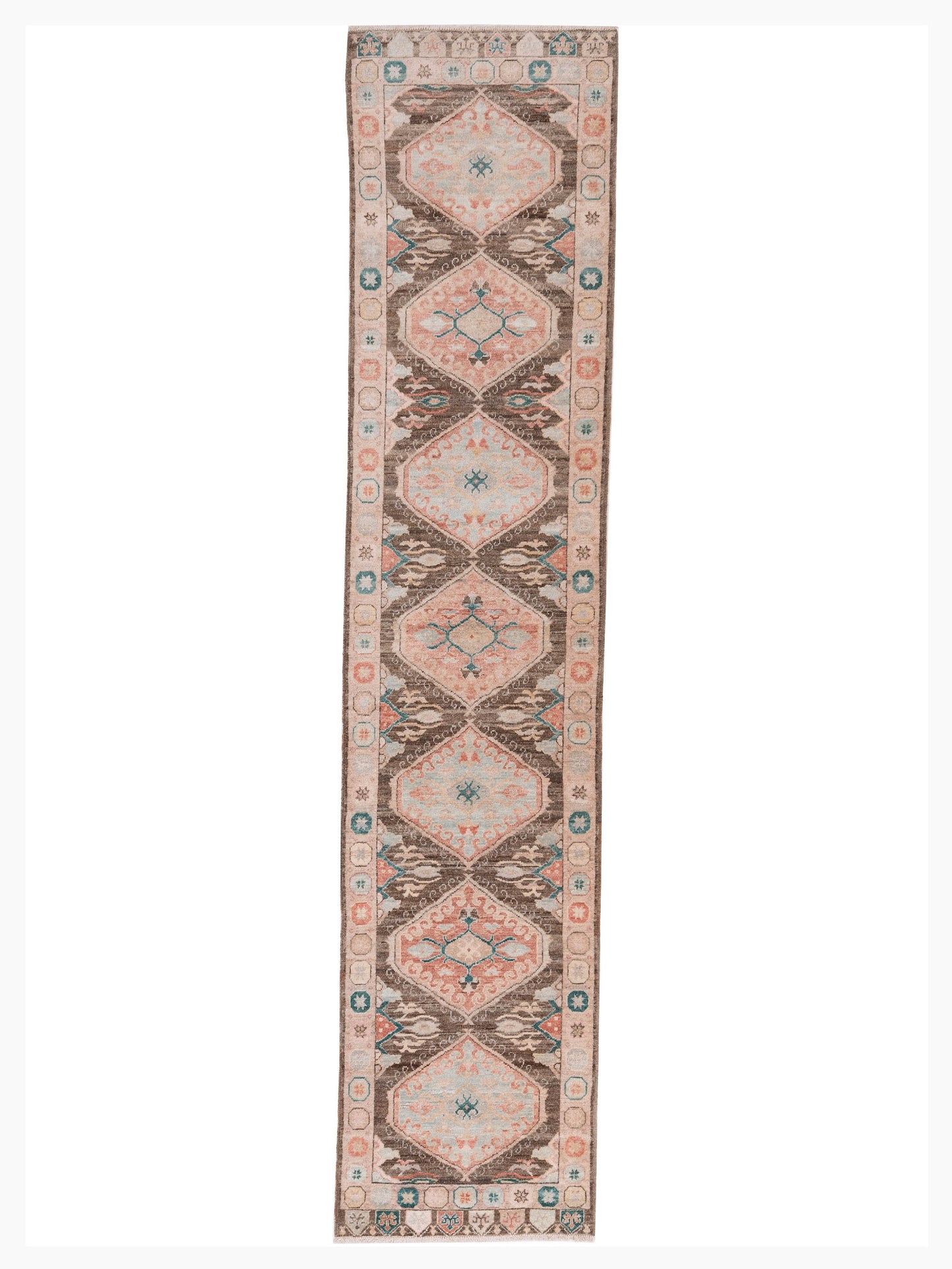 Pasha Anadol Oushak  Brown Beige Traditional