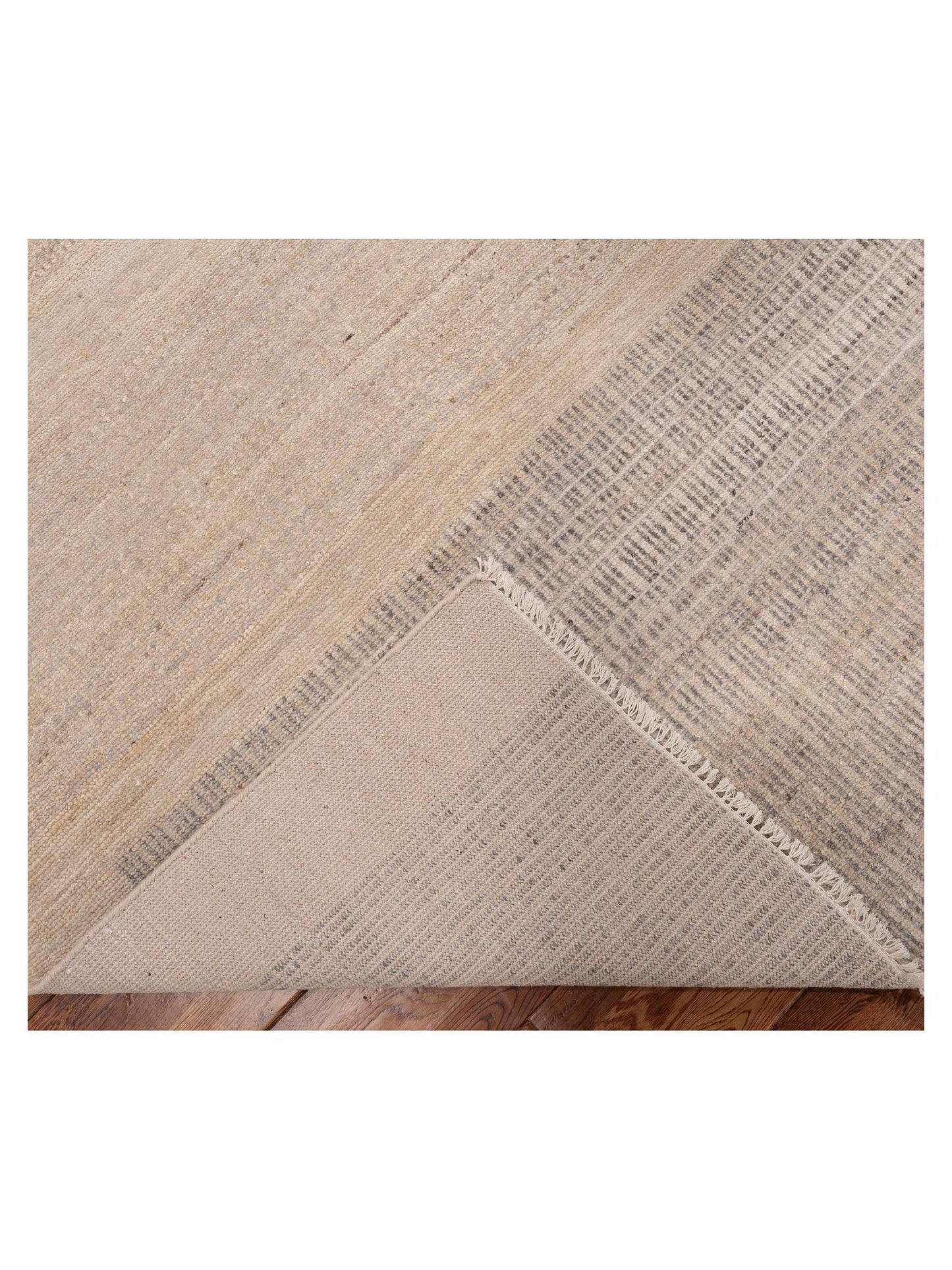 Aurore 154823 Beige Gray 8.10x12.1 Hand Knotted Rug