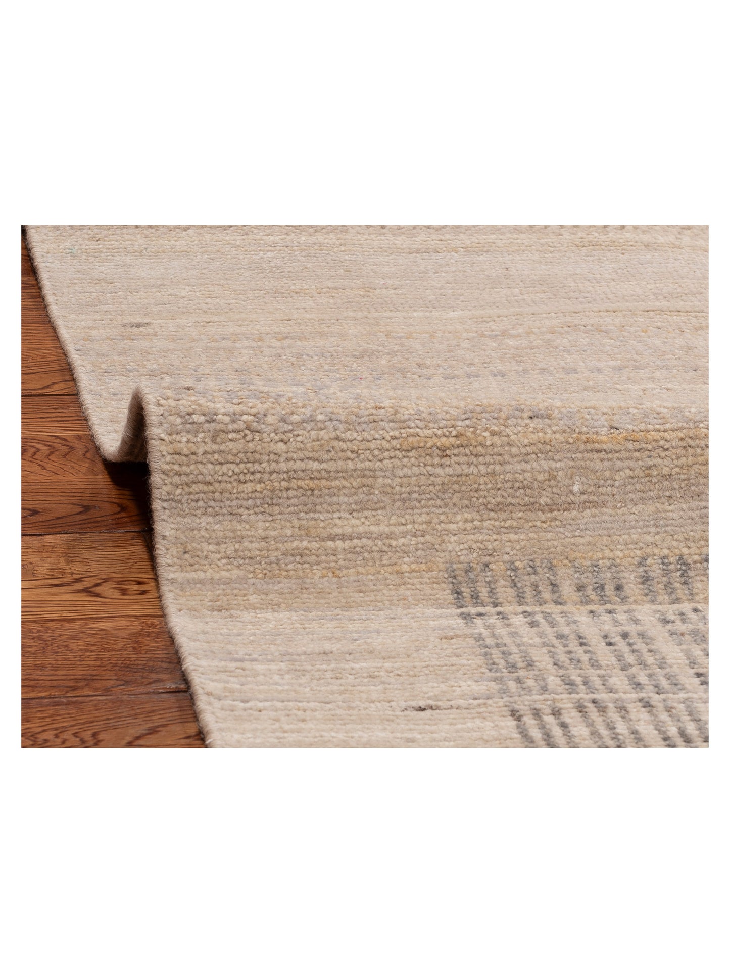 Aurore 154823 Beige Gray 8.10x12.1 Hand Knotted Rug