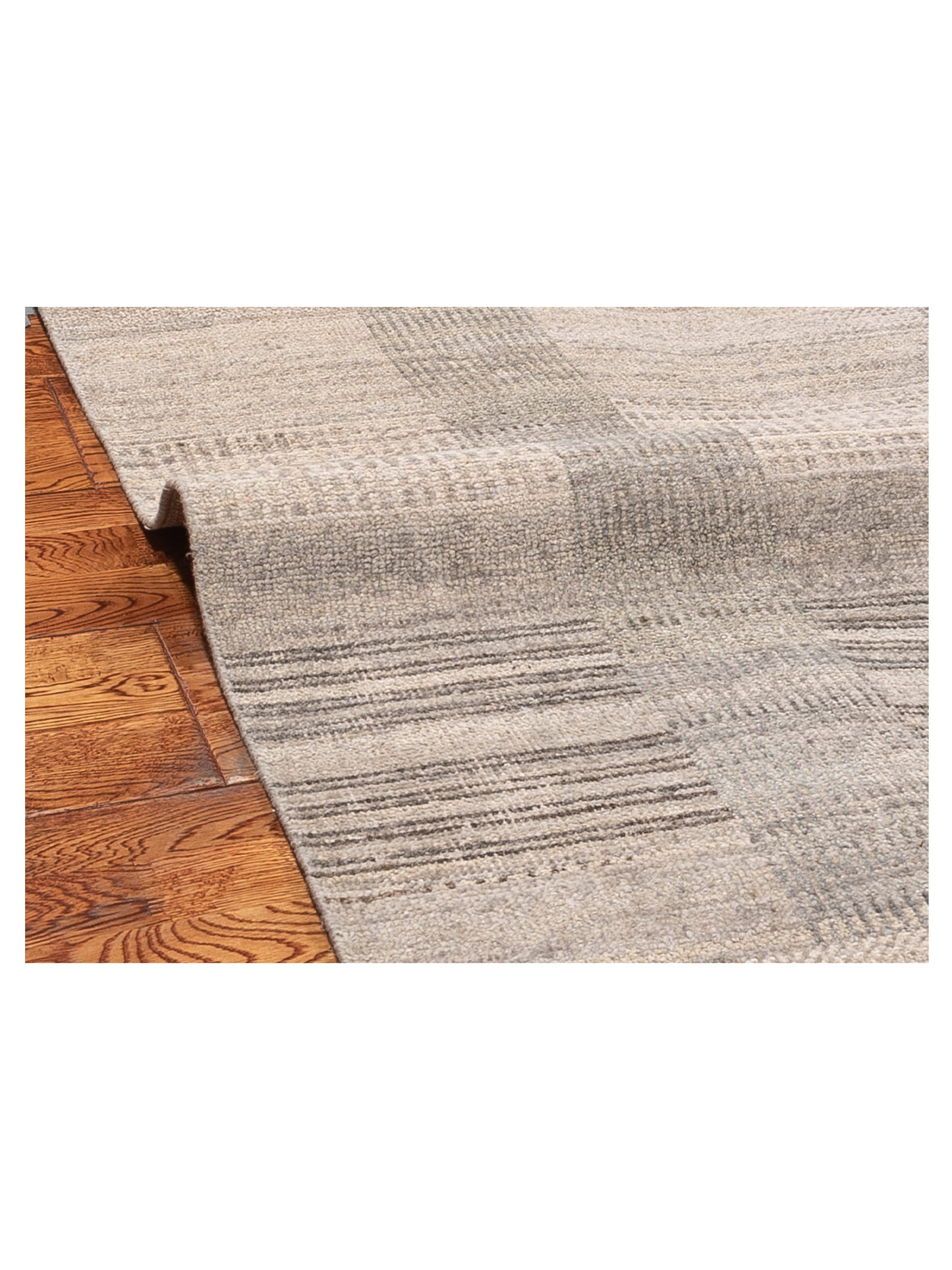 Aurore 154824 Gray Beige 7.11x10.2 Hand Knotted Rug