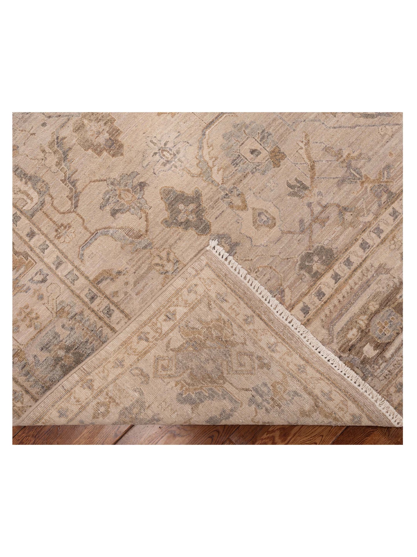Vintage Revival 154843 Brown Brown 9.1x12.2 Hand Knotted Rug