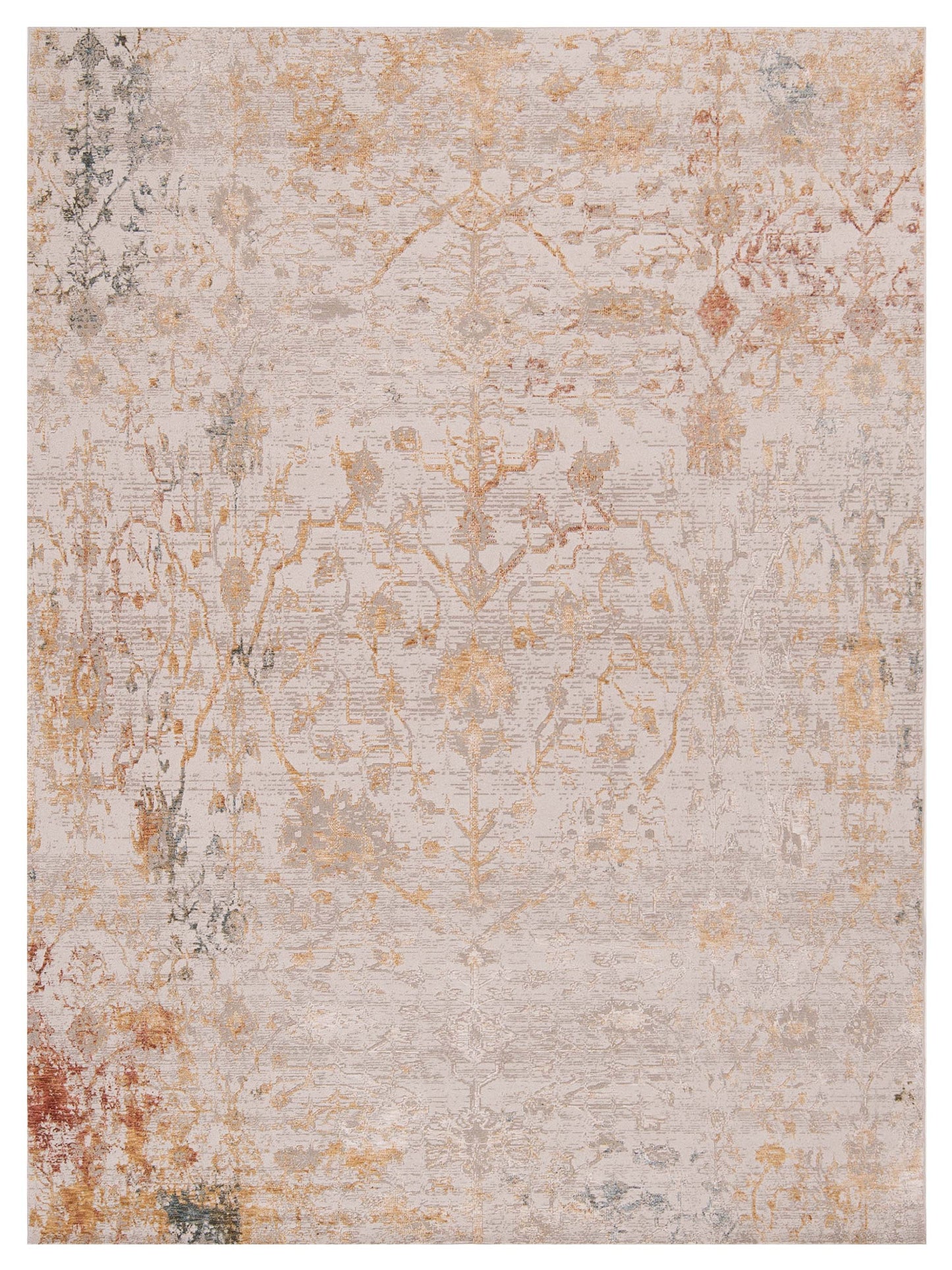 Bergamo Palermo 155189 Beige Gold Traditional Hand Knotted Rug