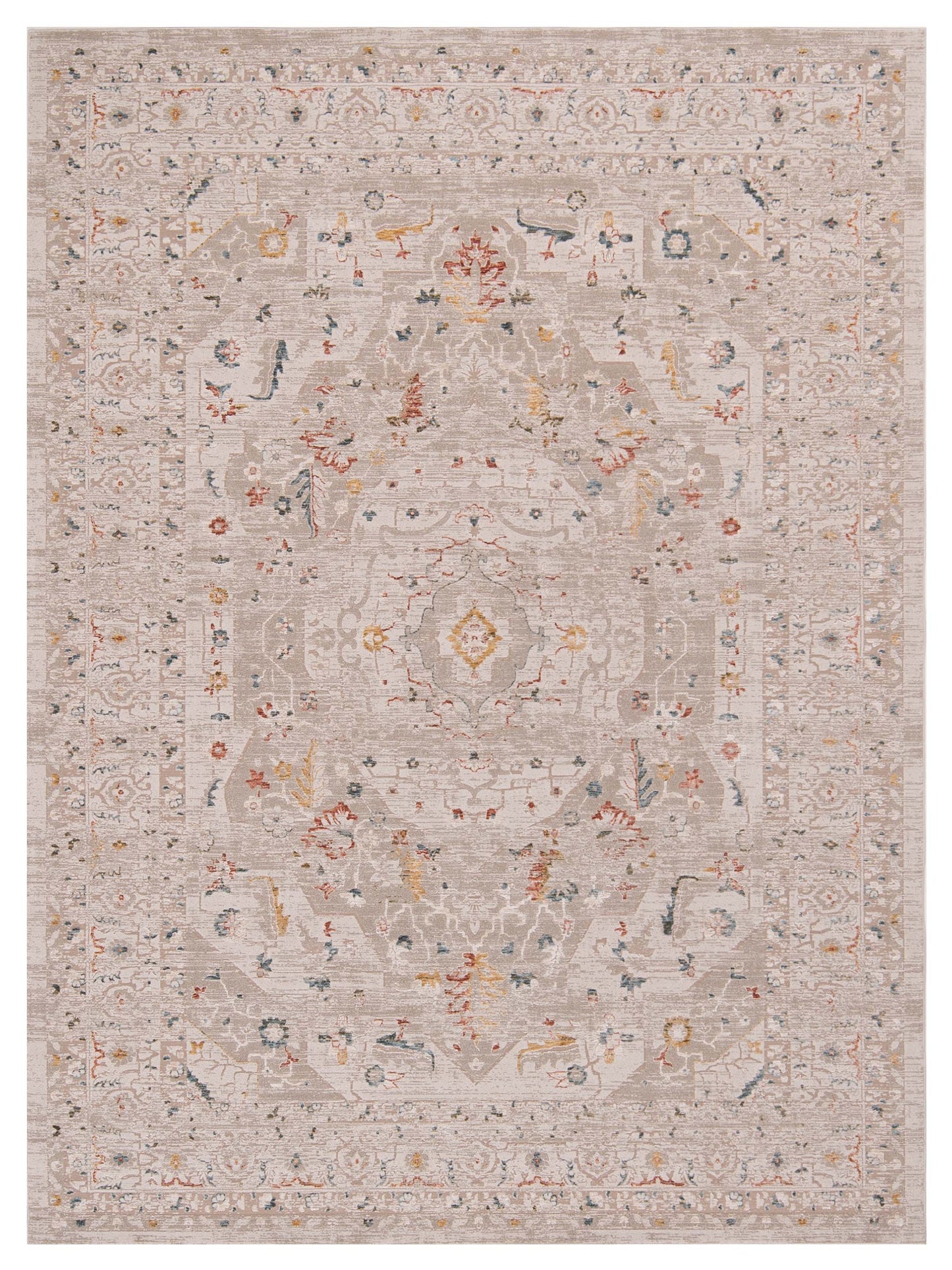 Bergamo Palermo 155190 Brown Beige Traditional Hand Knotted Rug