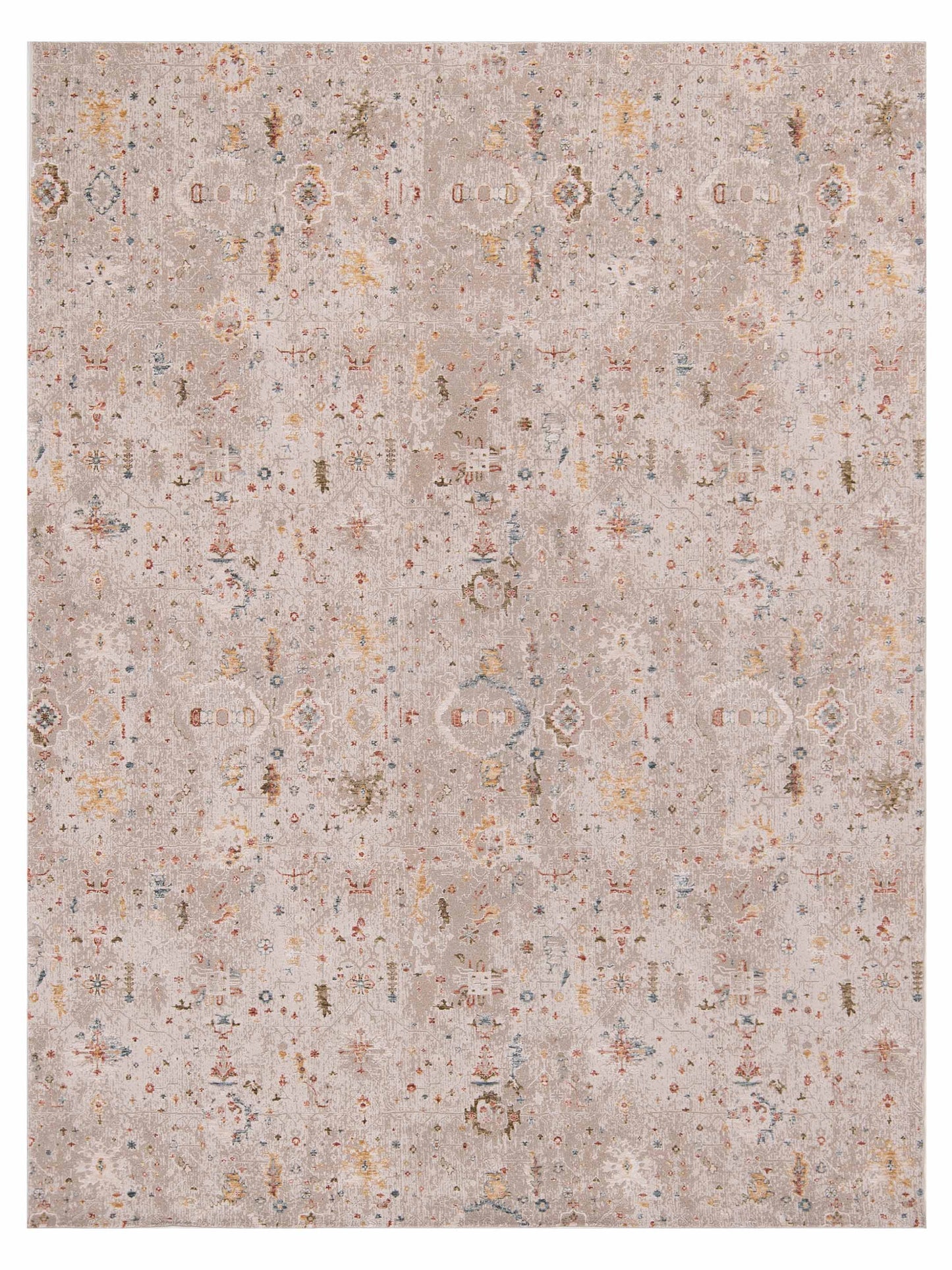 Bergamo Palermo155198 Brown Beige Traditional Hand Knotted Rug
