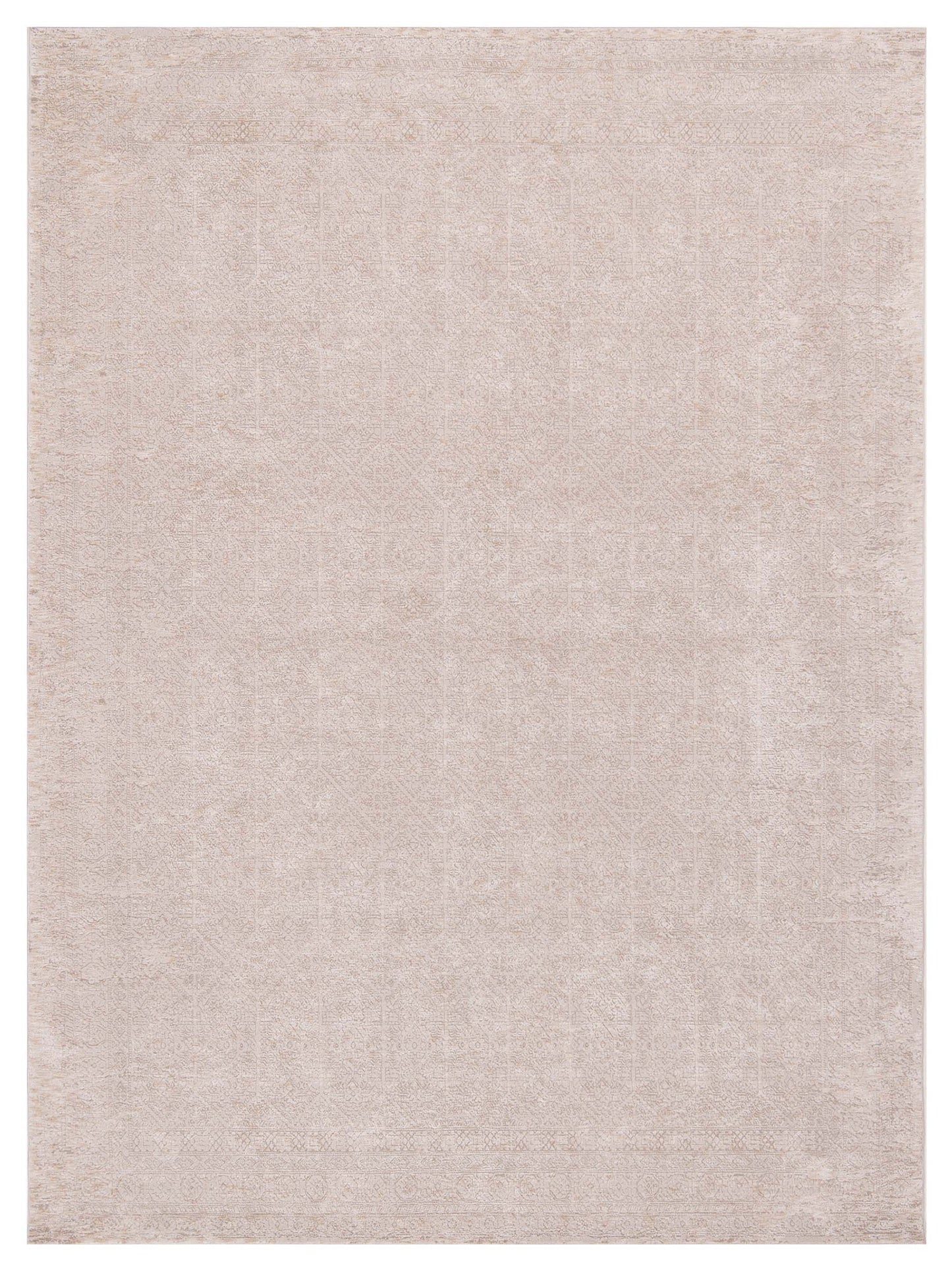 Bergamo Palermo 155203 Beige Ivory Contemporary Hand Knotted Rug