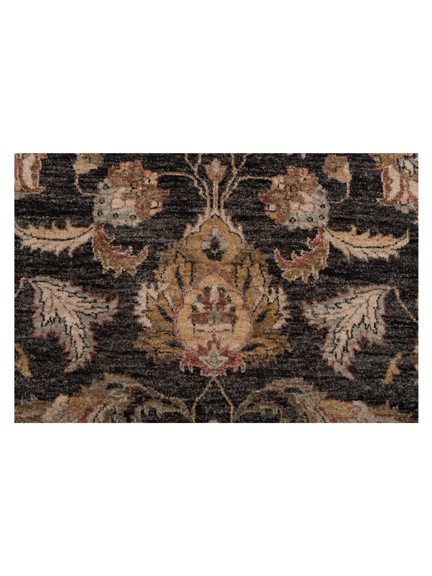 Crown 904206 Charcoal Gold 8x10.2 Hand Knotted Rug