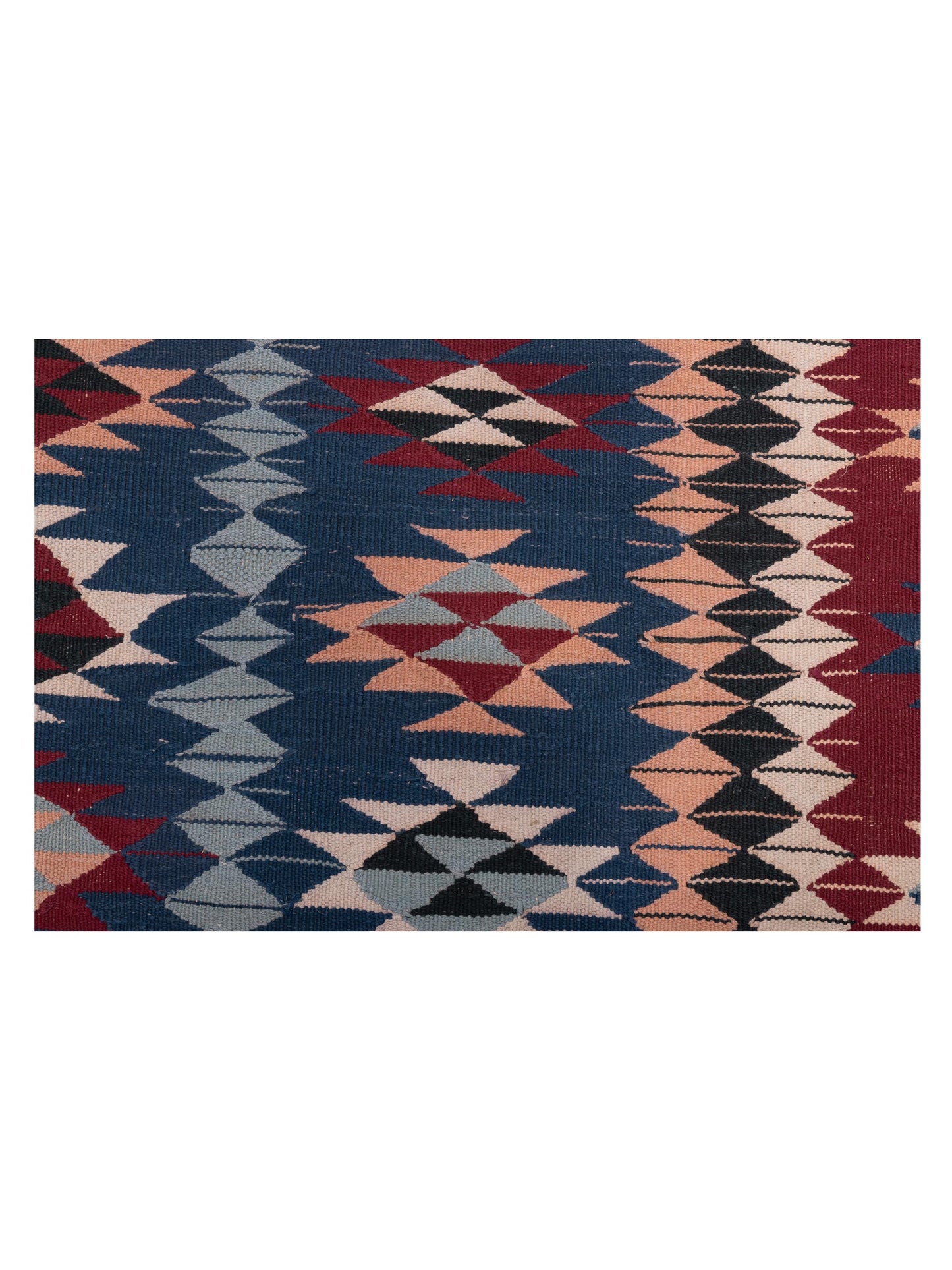 Old Afghan Dhurrie 904210 Multi 9.5x13.2 Hand Woven Rug