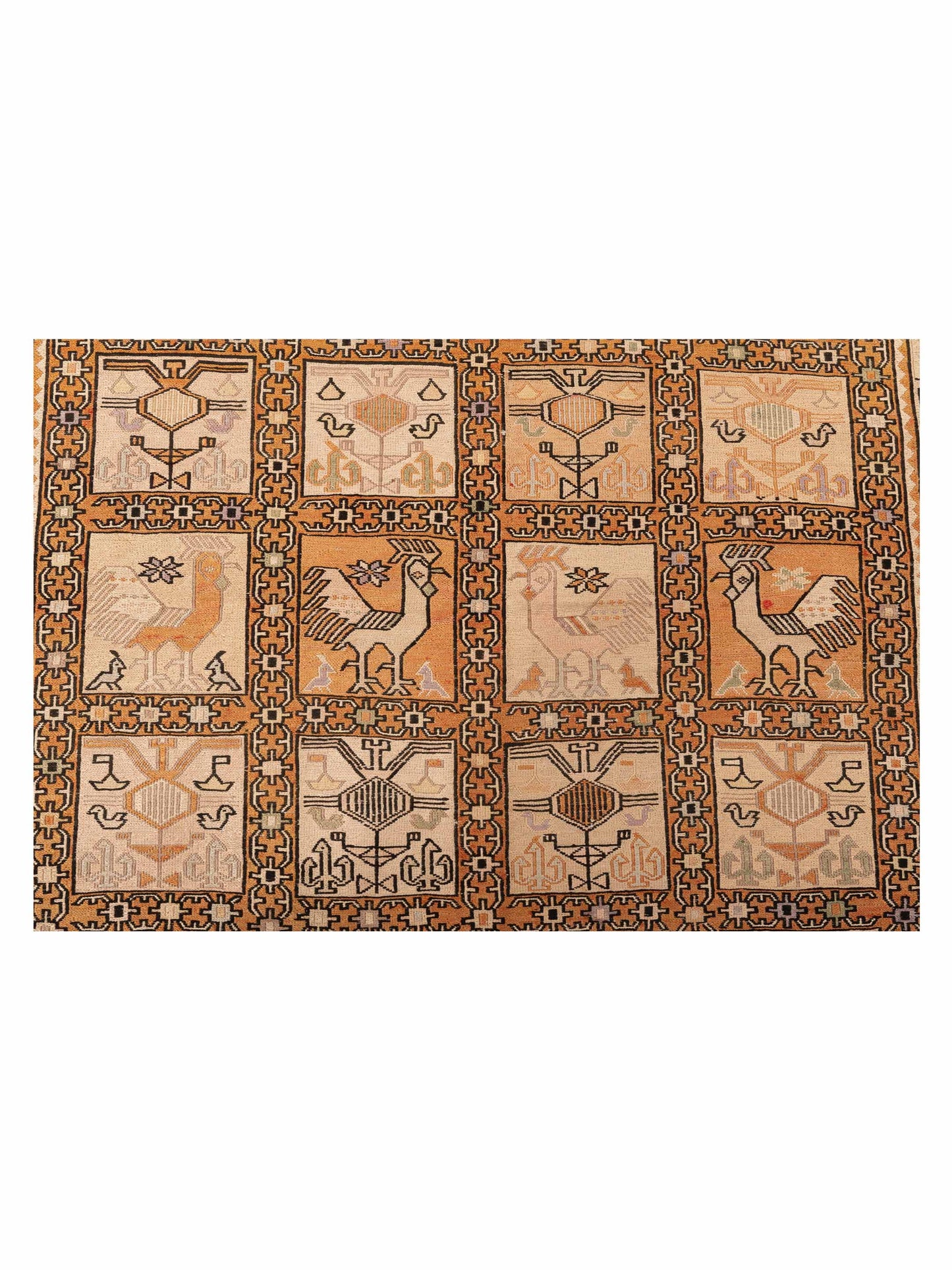 Silk Soumak 904221 Camel 3.11x6.6 Hand Woven Rug