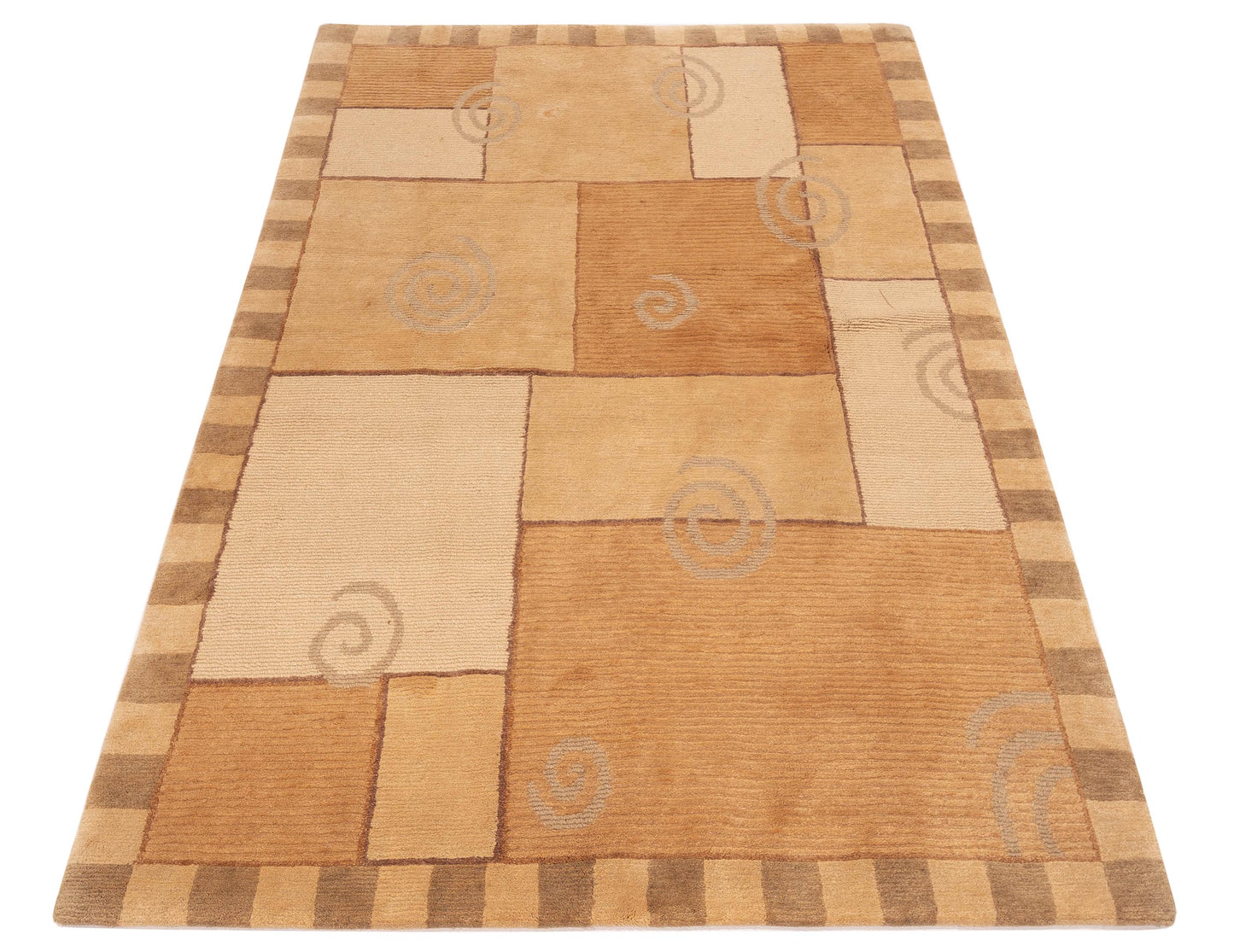 Himalayan 904253 Copper Copper 6.1x8.9 Hand Knotted Rug
