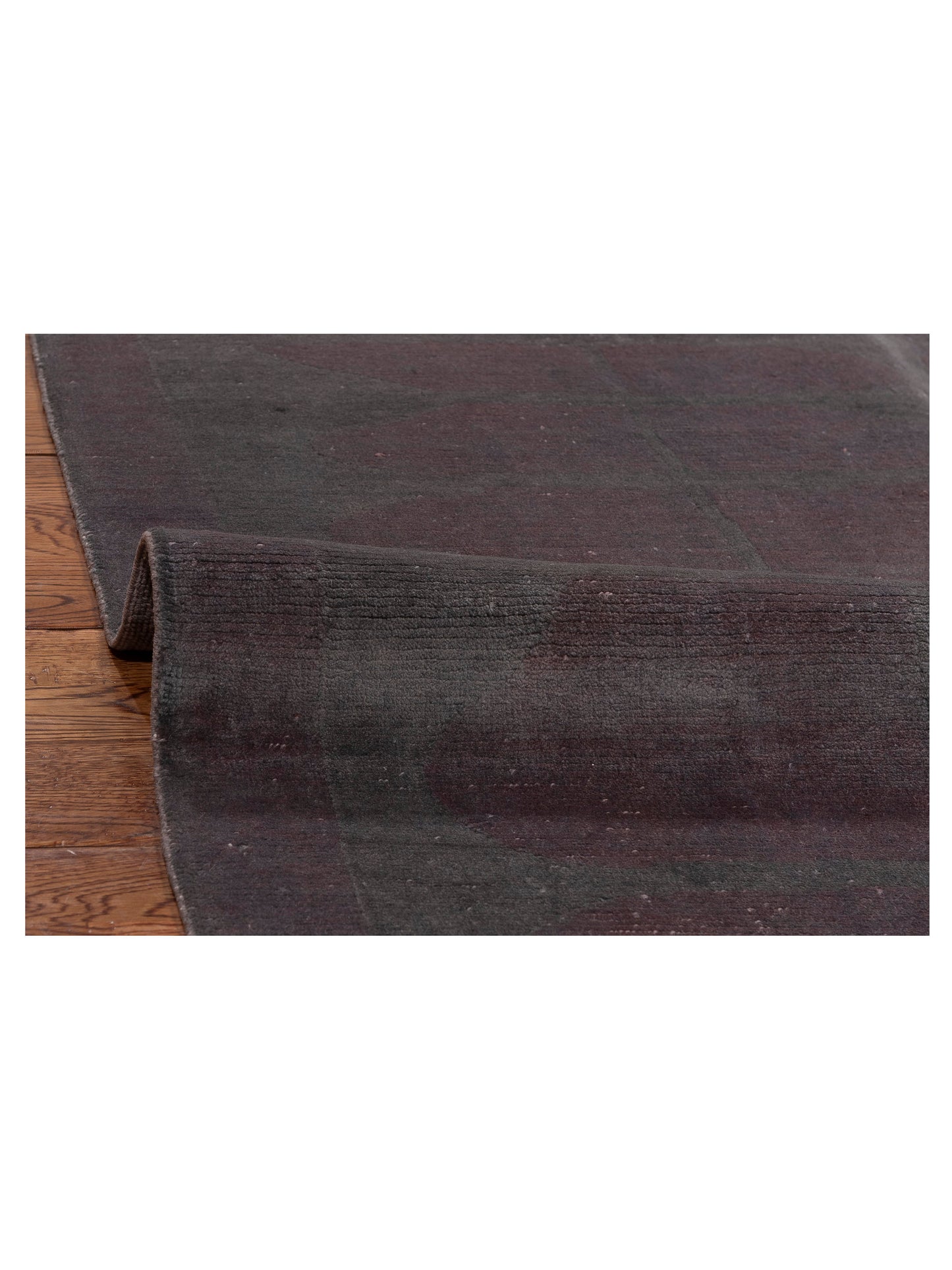 Vintage 951004 Purple 7.11x9.6 Hand Knotted Rug