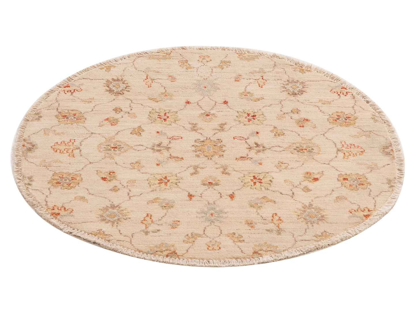 Sultan 999113 Cream 3.1x3.1 Hand Knotted Rug