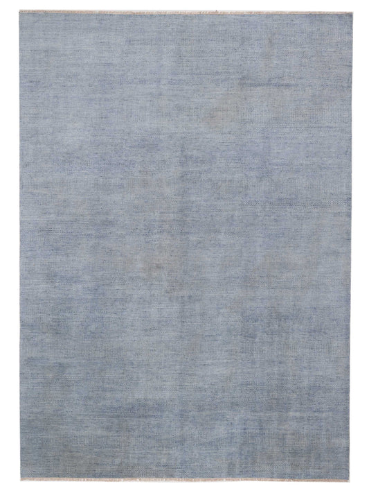 Aurore 999171 Blue Contemporary Hand Knotted Rug