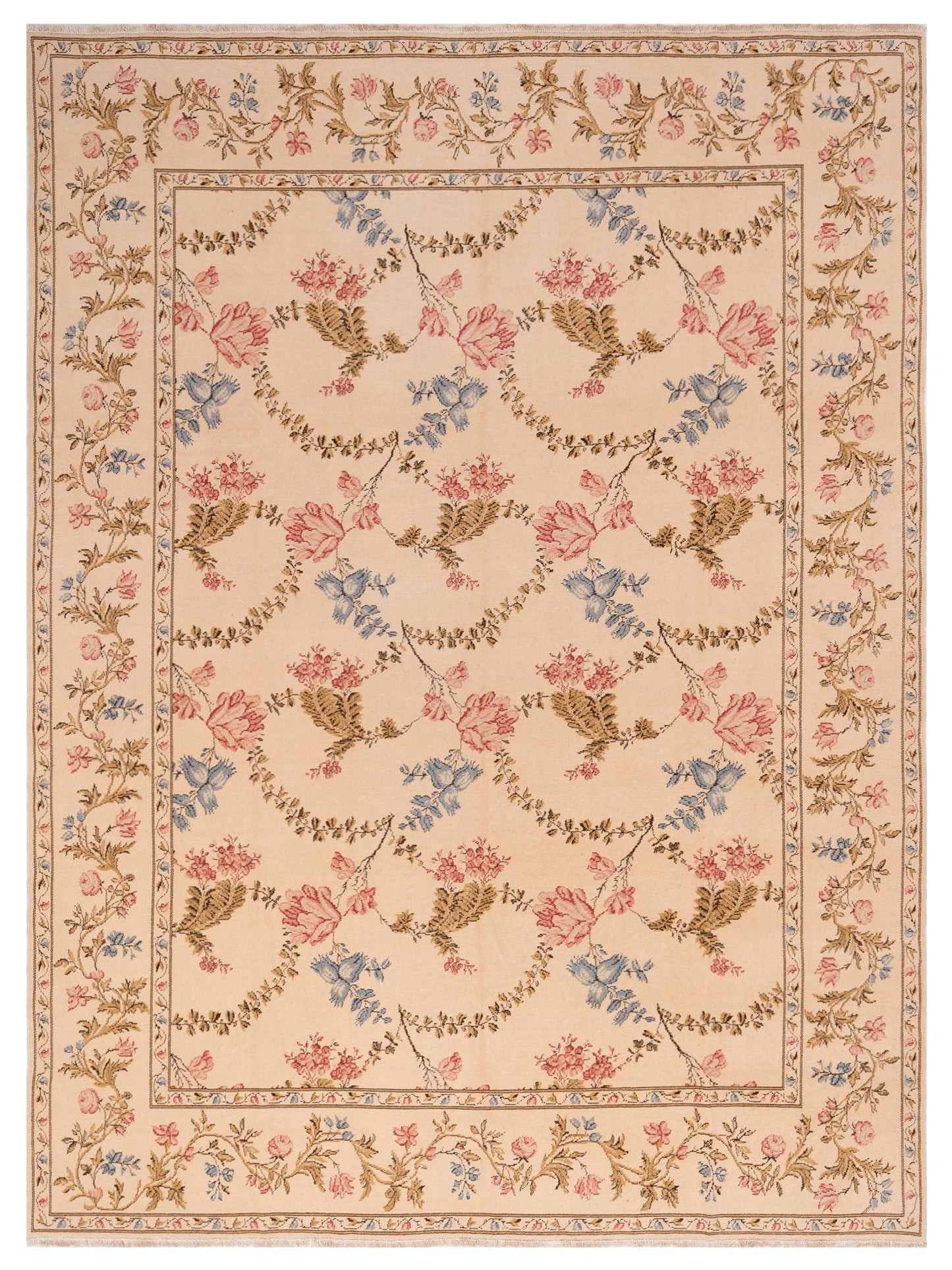 Pasha Bouquet Cream Cream Transitional
