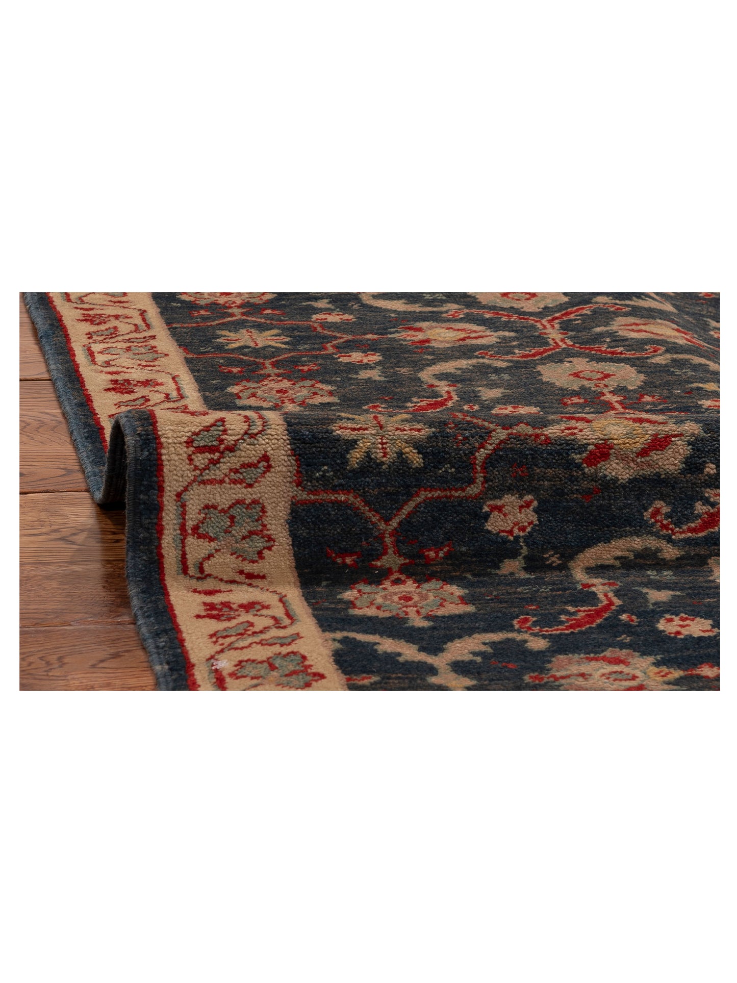 Antique Loom 999930 Blue Beige 2.7x6.10 Hand Knotted Rug