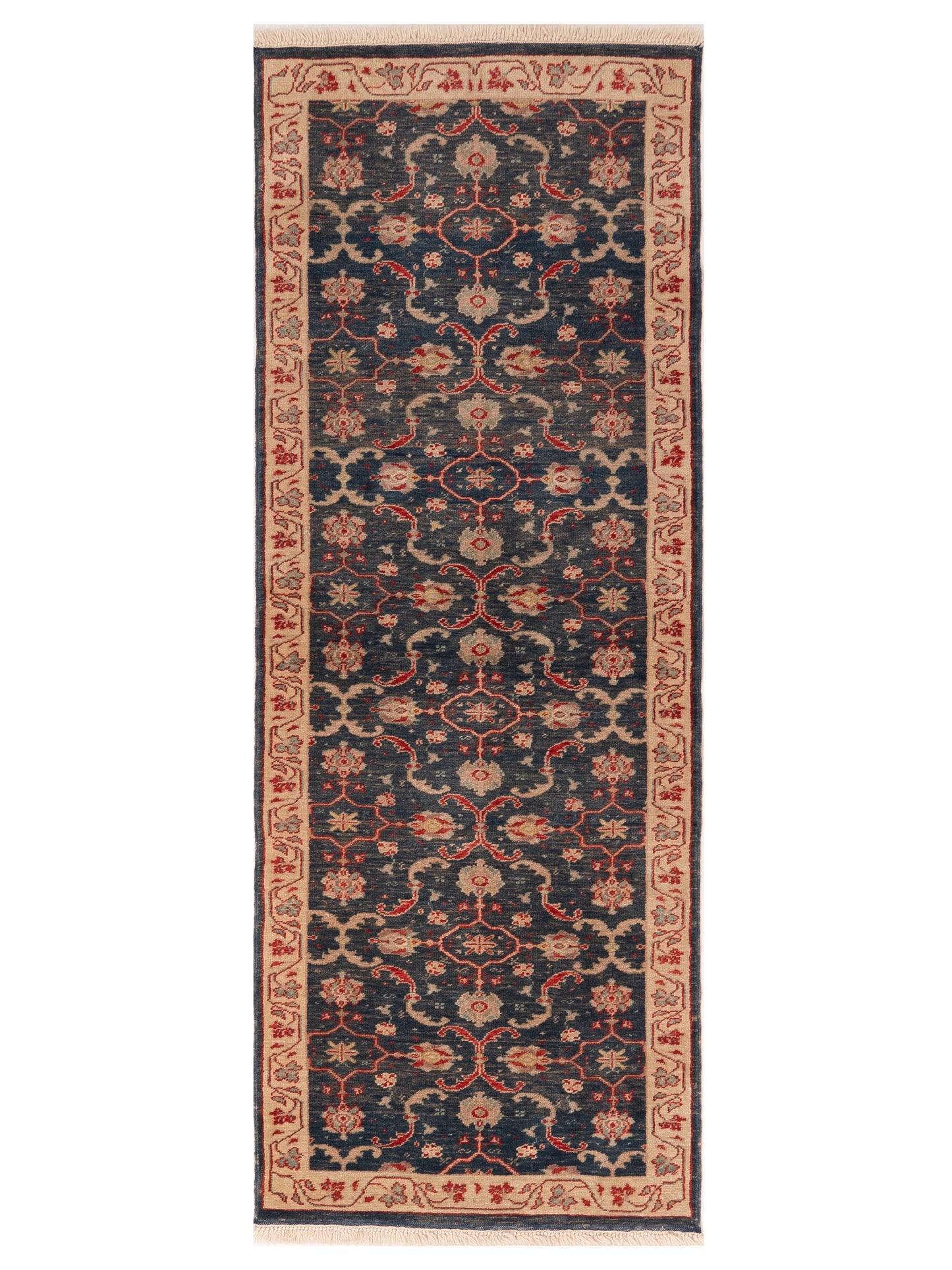Pasha Antique Loom Blue Beige Traditional