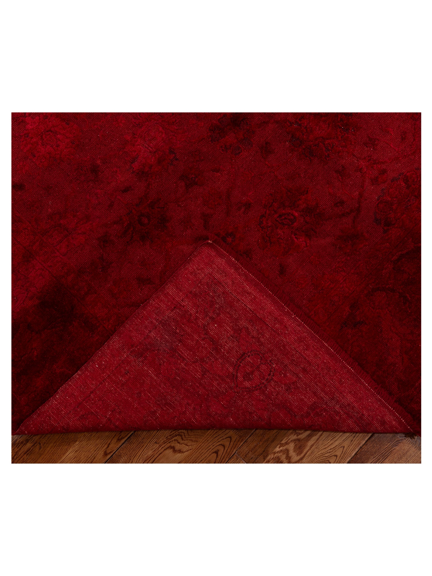 Vintage 999933 Red 7x10.7 Hand Knotted Rug