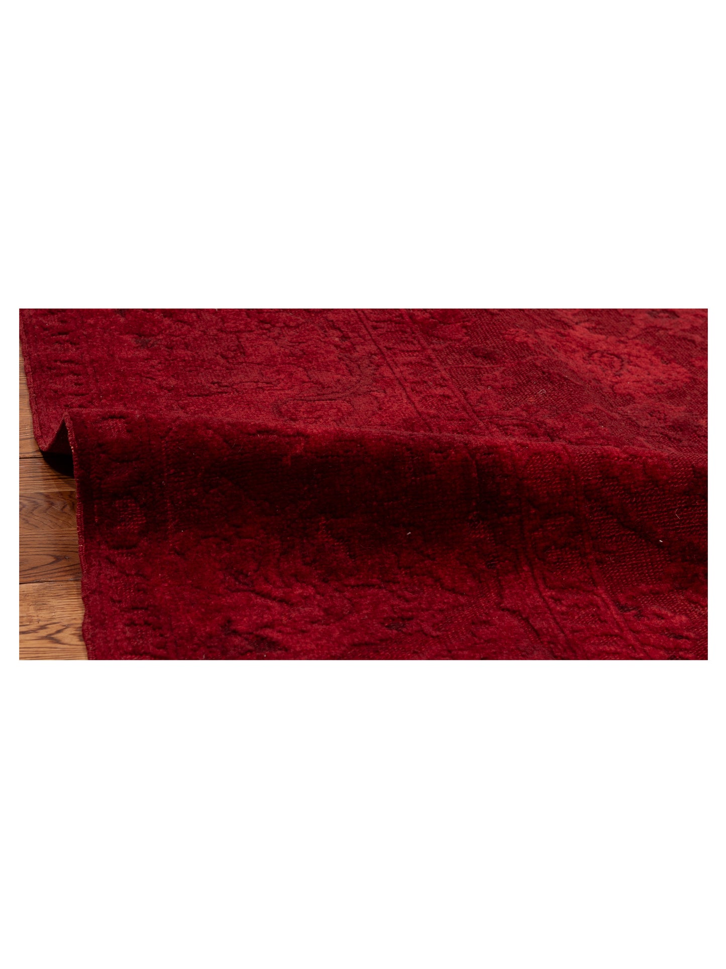 Vintage 999933 Red 7x10.7 Hand Knotted Rug