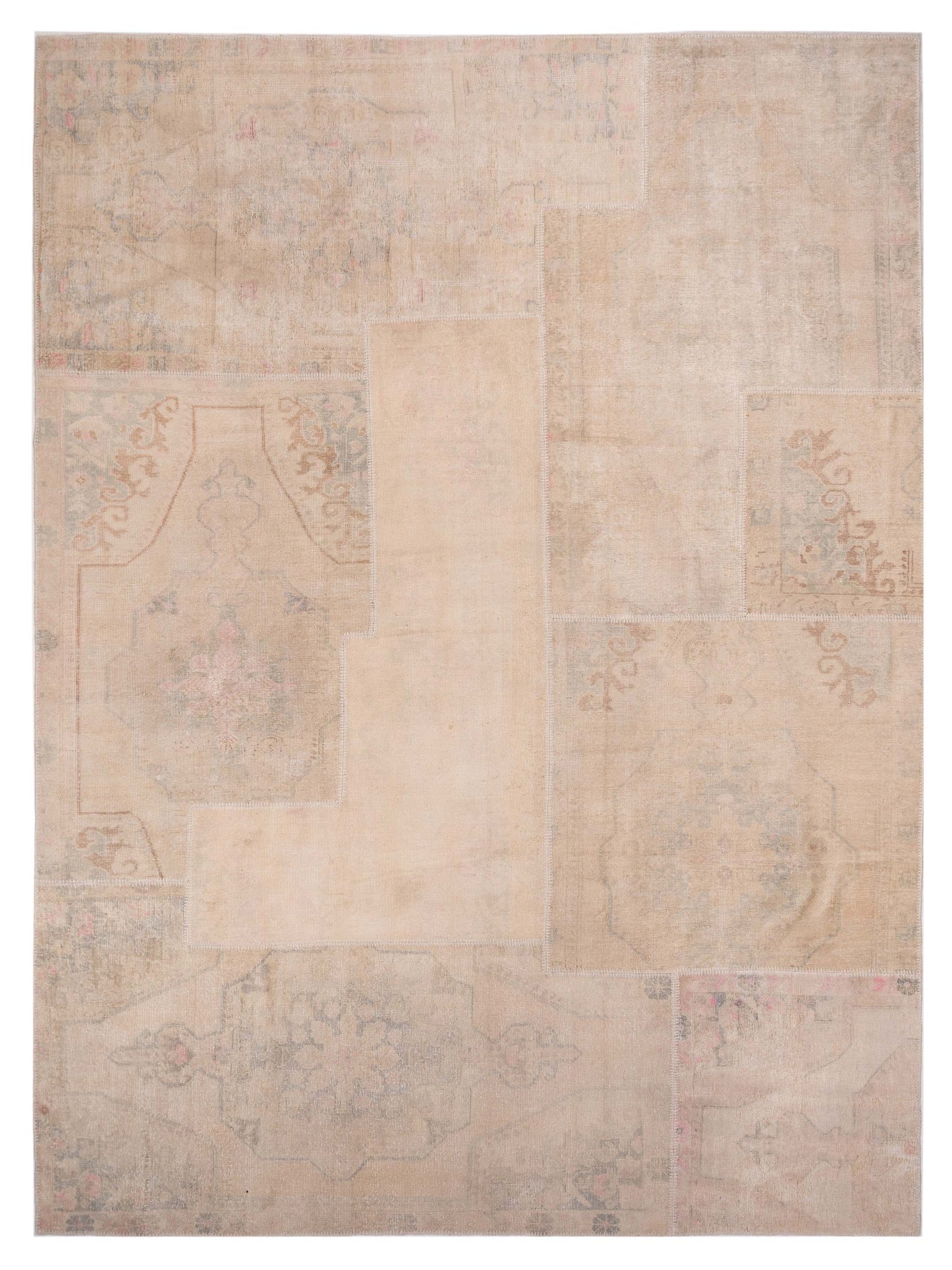Pasha Turkish Vestige Patchwork Natural Contemporary