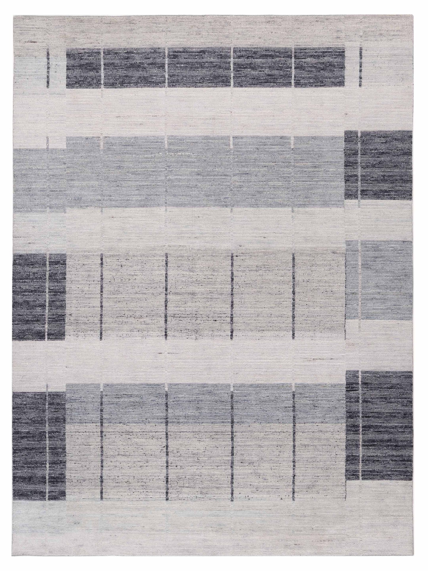 Rajpur Aurore Gray Blue Contemporary