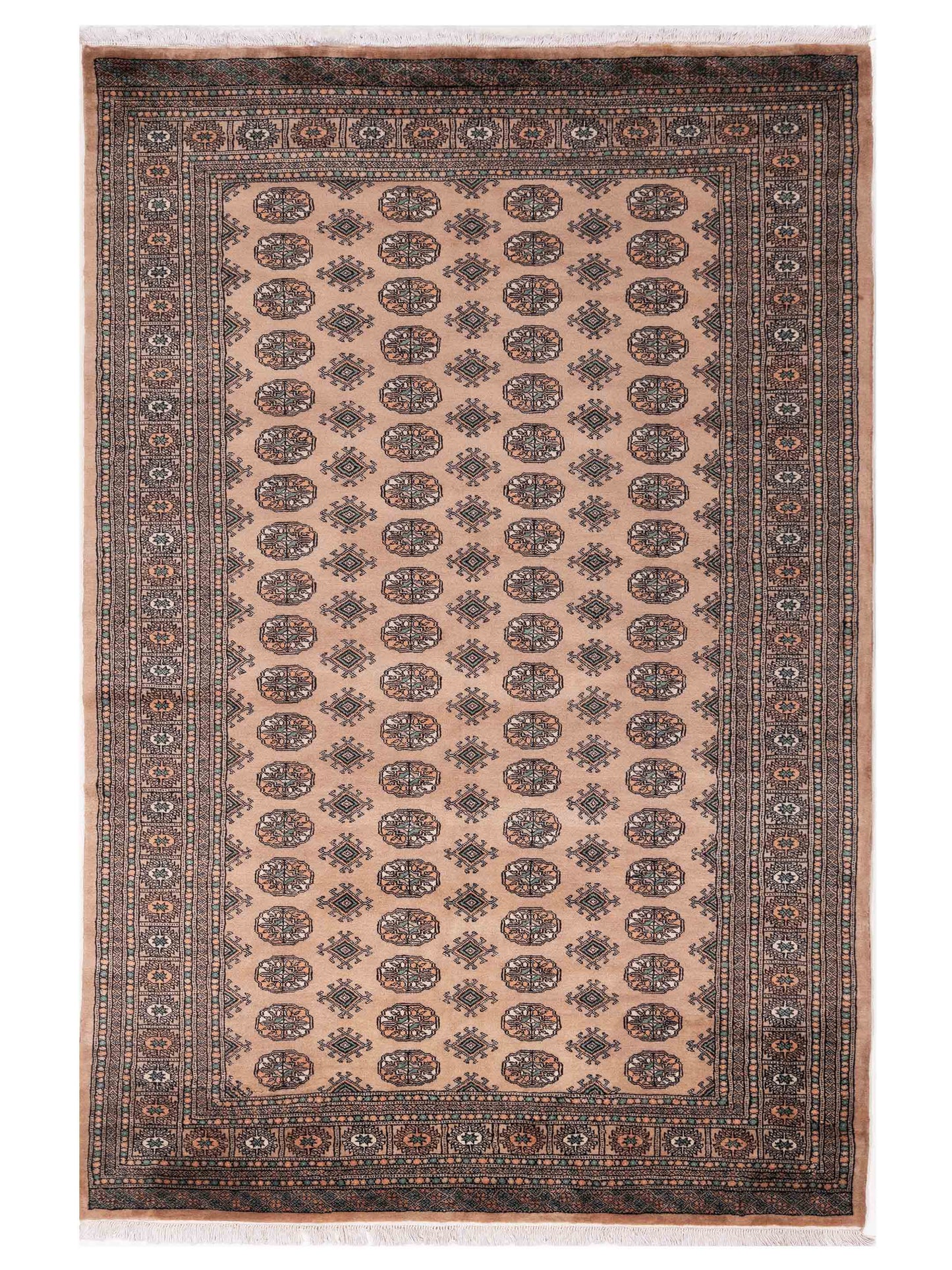 Nomad Bokhara Beige Beige Traditional