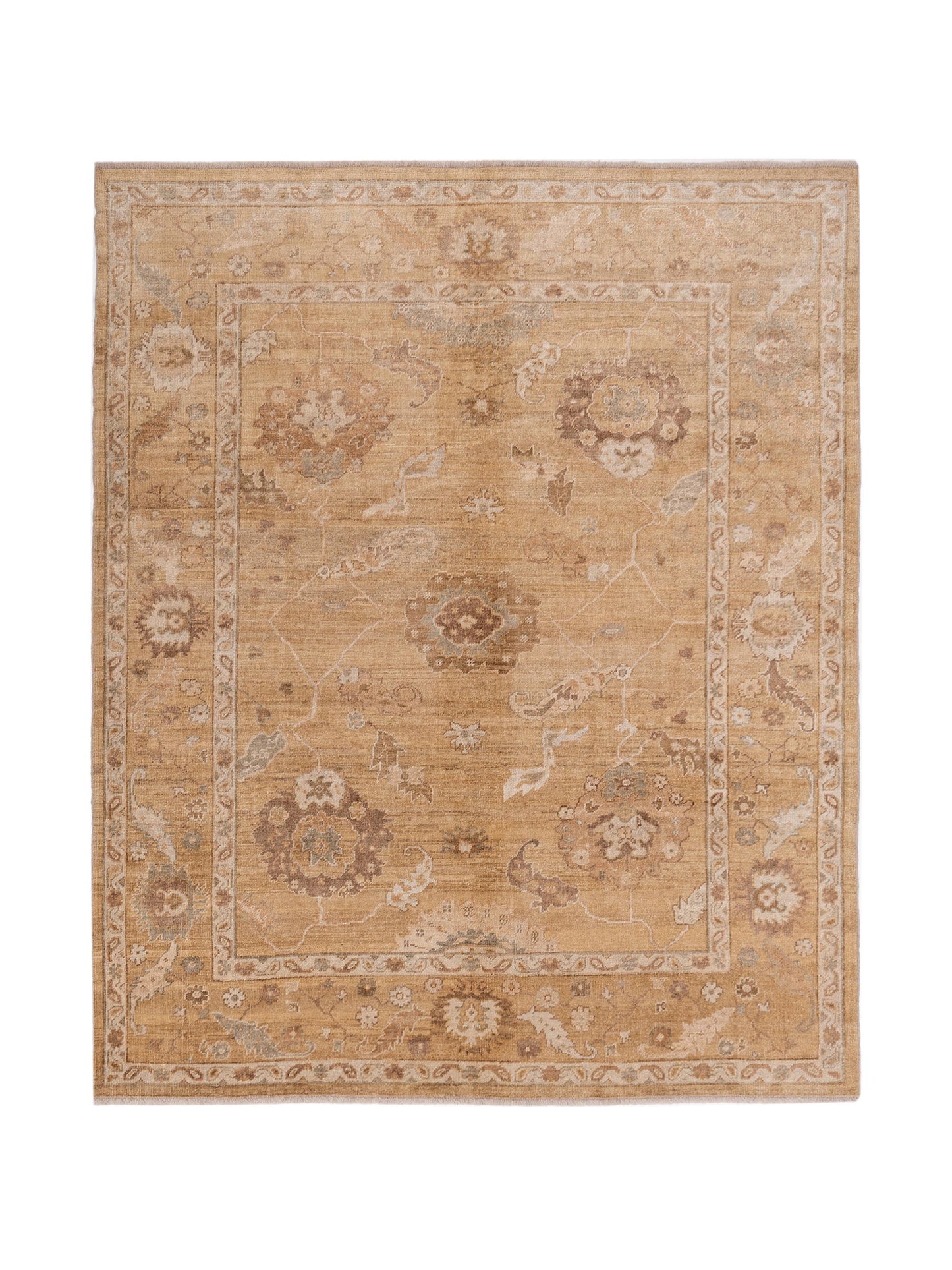 Anadol Angora Oushak Gold Gold Traditional