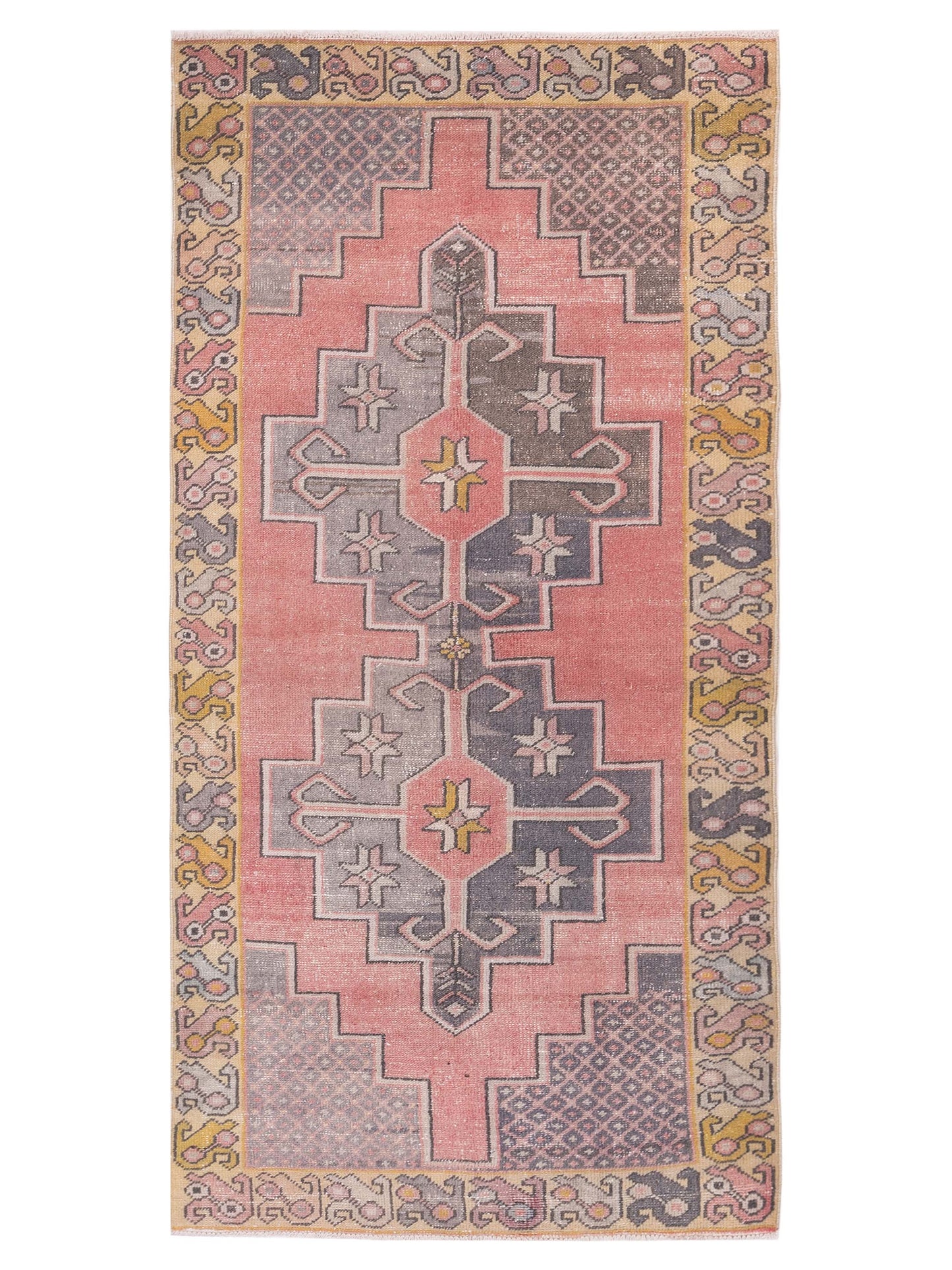 Pasha Old Anatolian Pink Beige Traditional