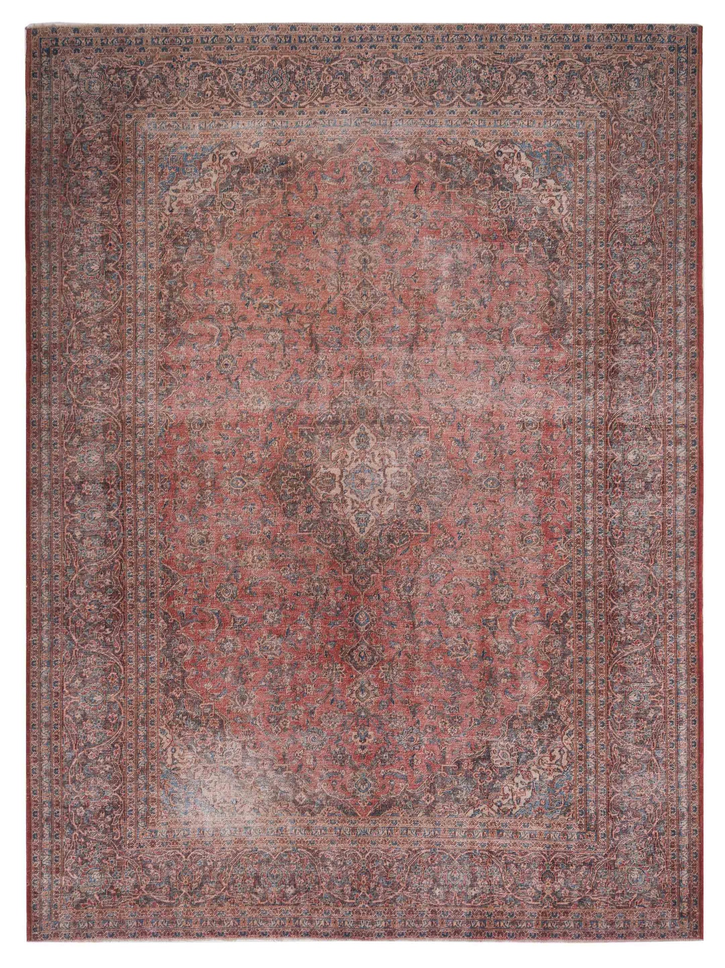 Pasha Vintage Rust Brown Contemporary