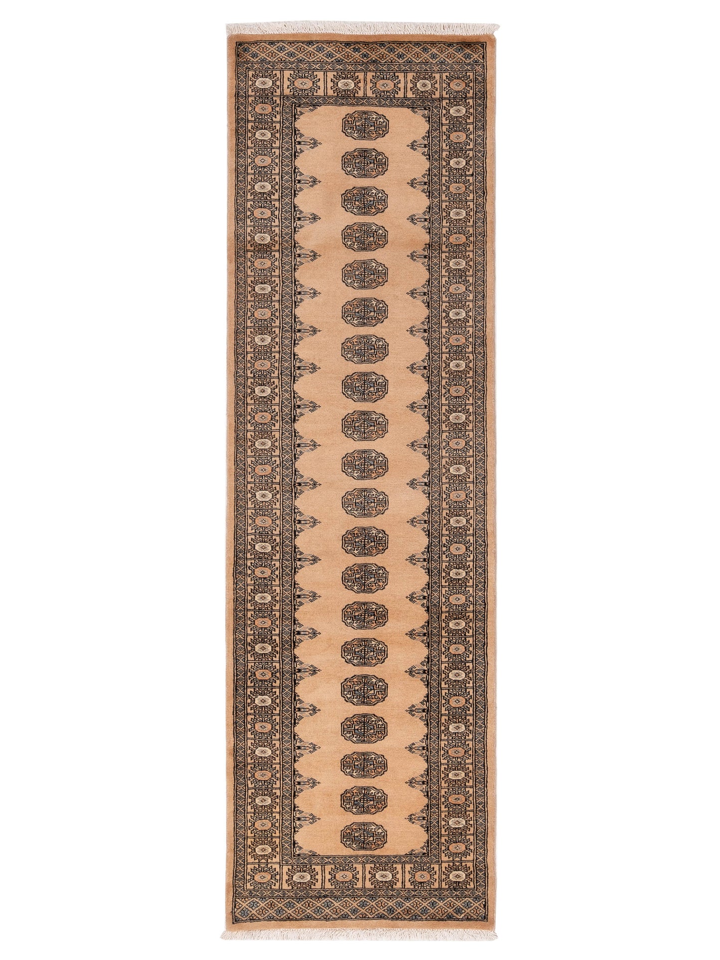 Nomad Bokhara Beige Beige Traditional