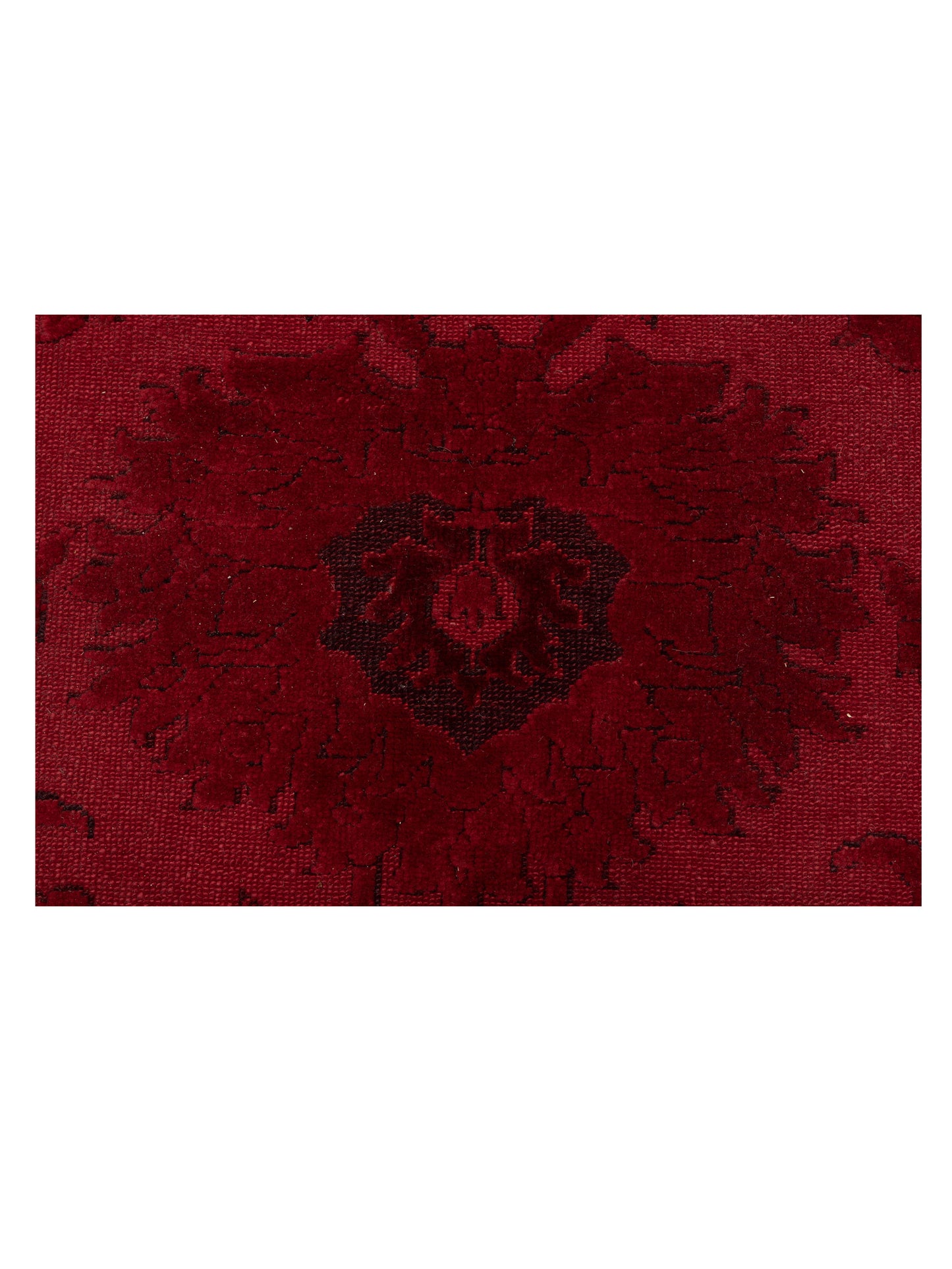 Vintage 70904 Red 10.7x13.7 Hand Knotted Rug
