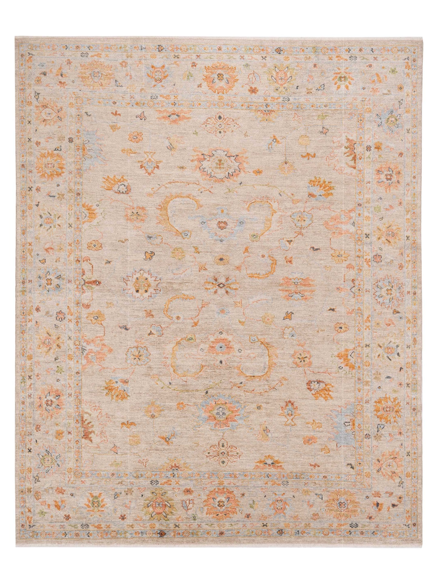 Anadol Angora Oushak Silver Silver Traditional